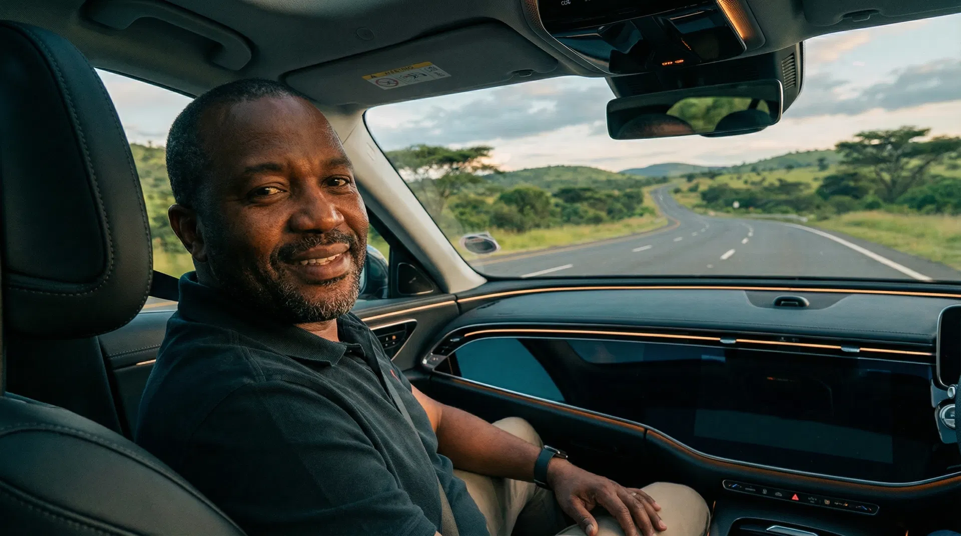 Traveler offering a journey