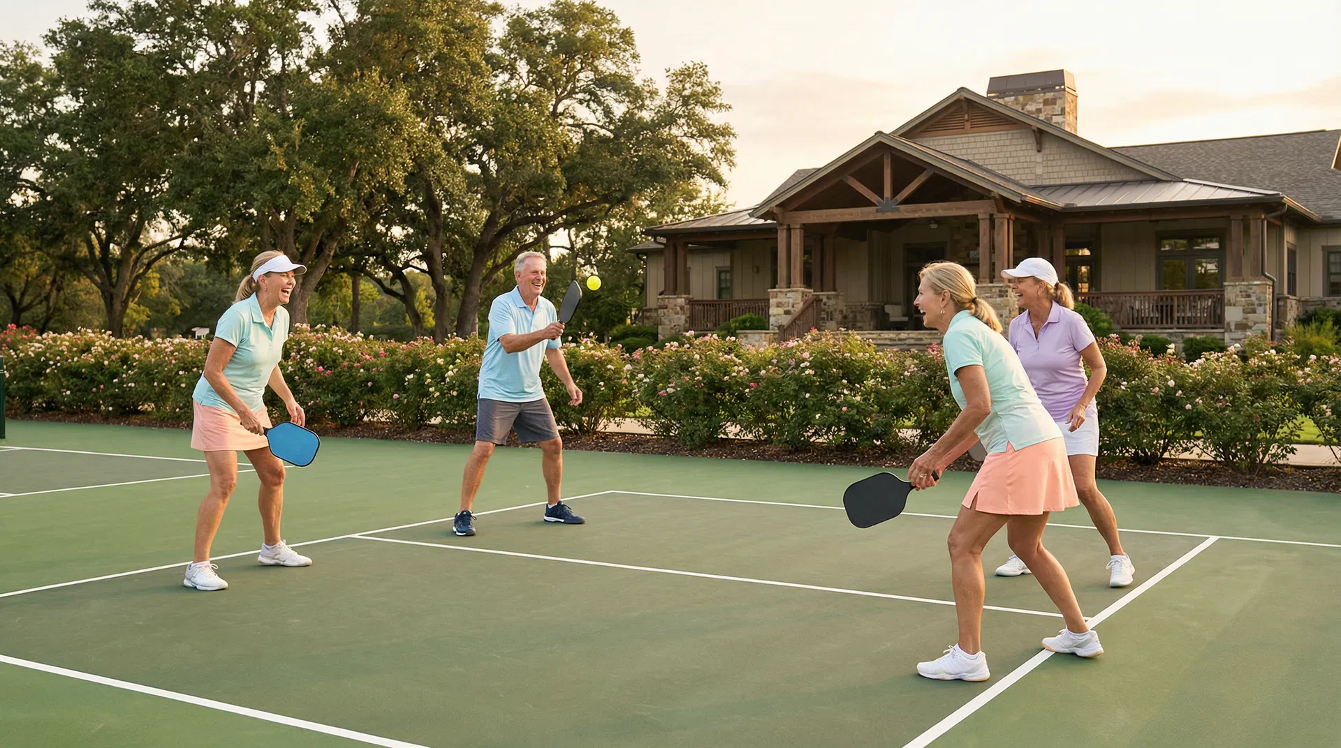 Pickleball courts
