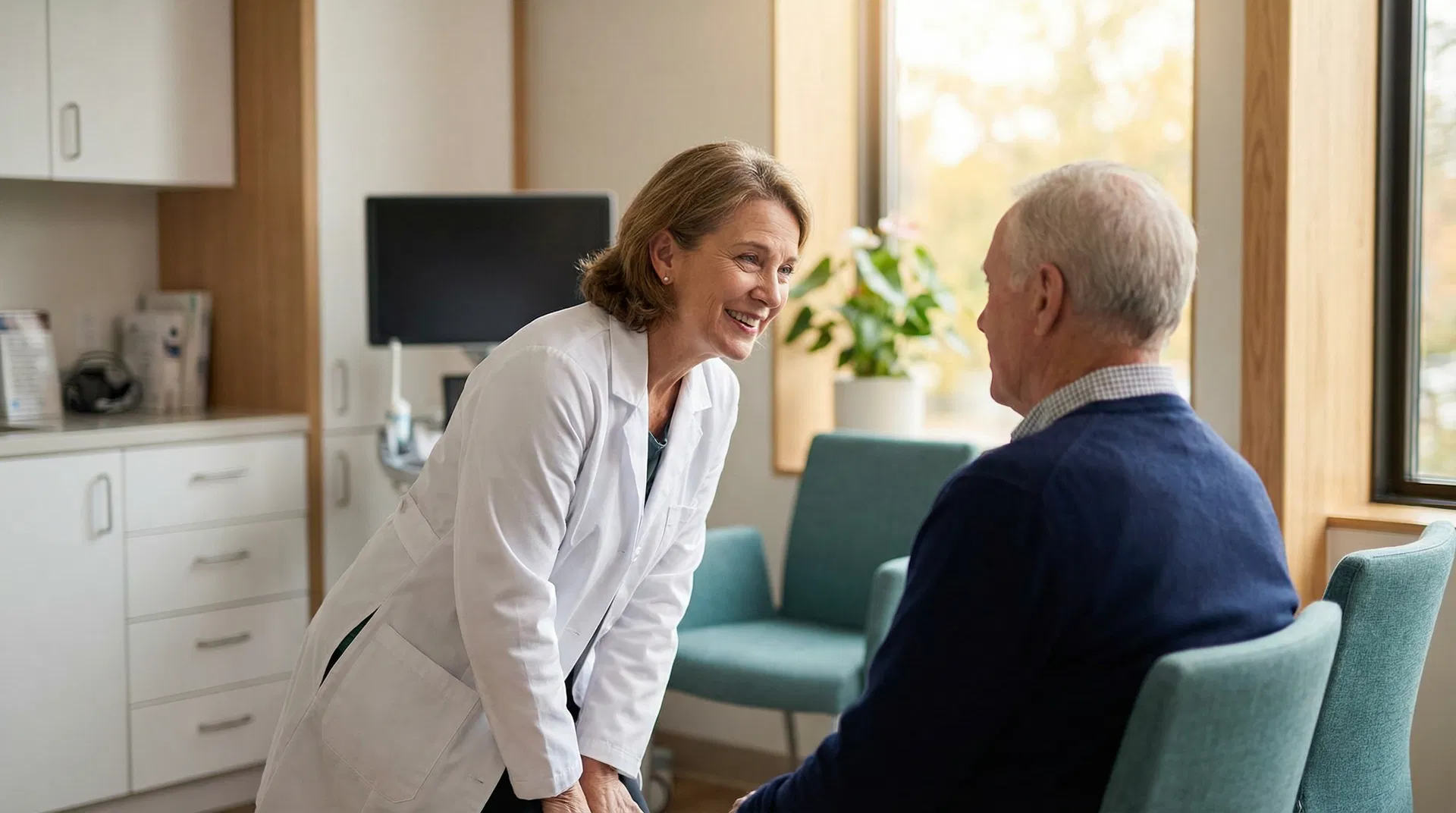 醫生與患者諮詢的場景