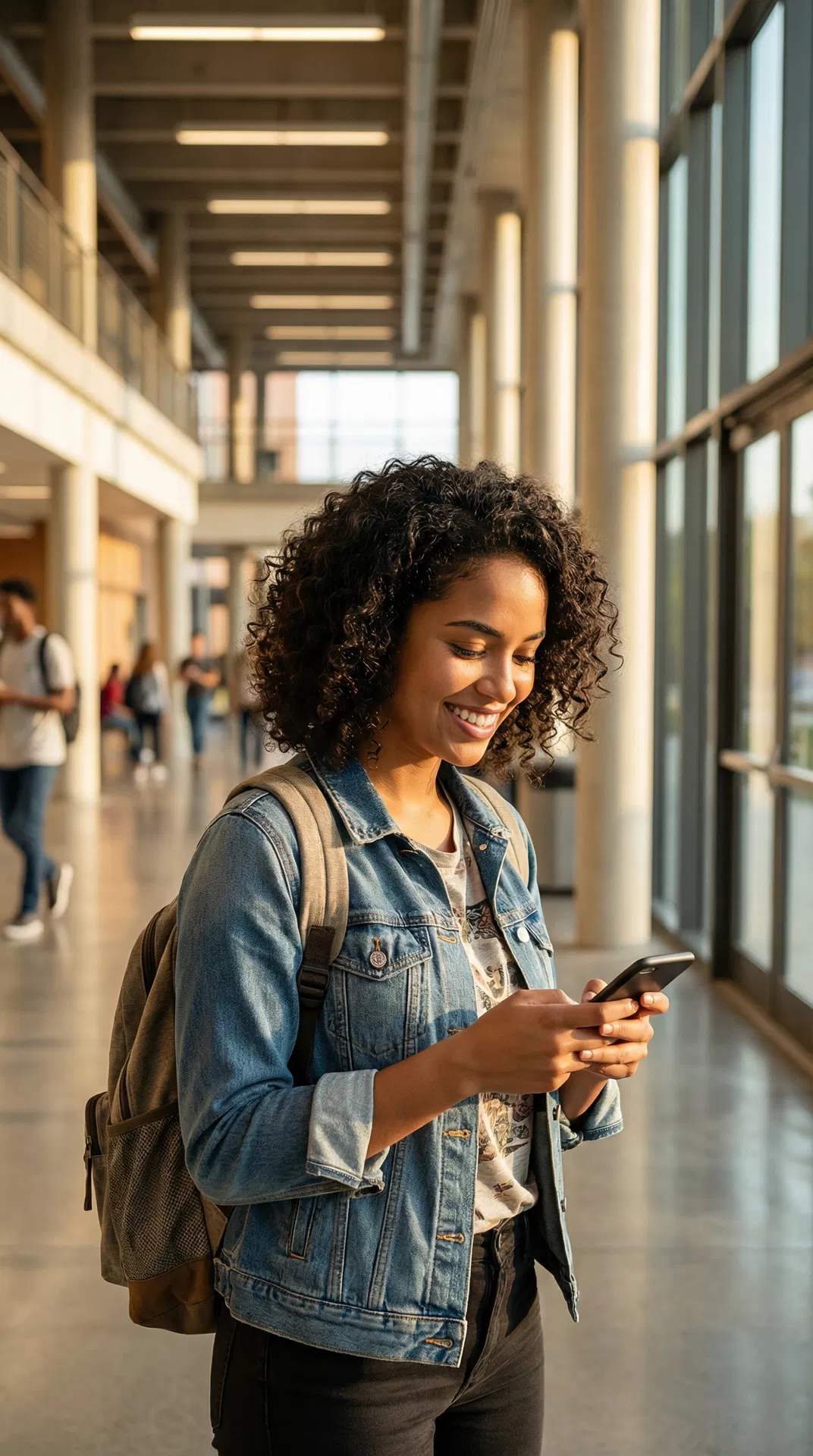 Estudante descobrindo sua carreira