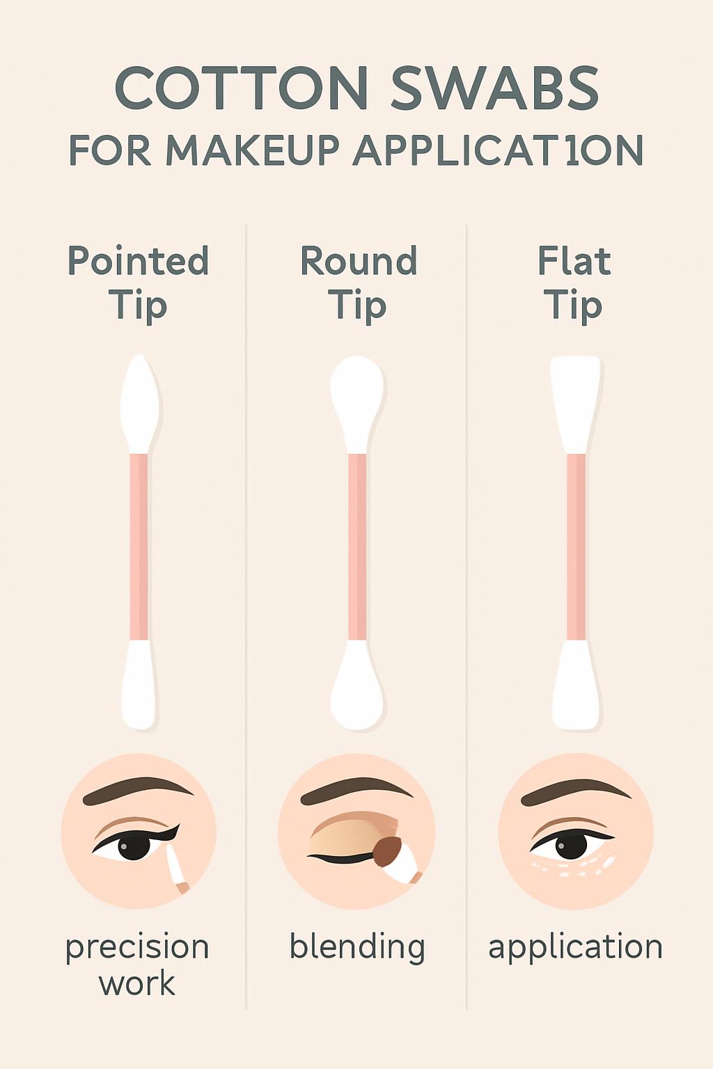 Cotton Swab Types for Makeup Application