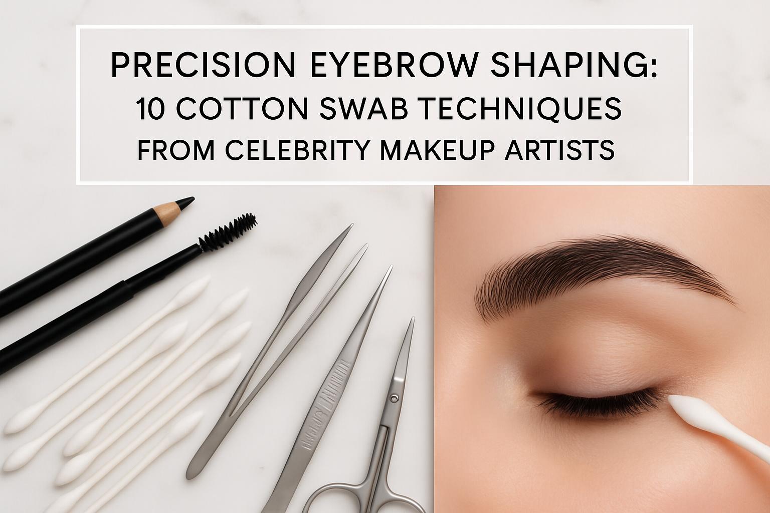 Precision Eyebrow Shaping: 10 Cotton Swab Techniques from Celebrity Makeup Artists