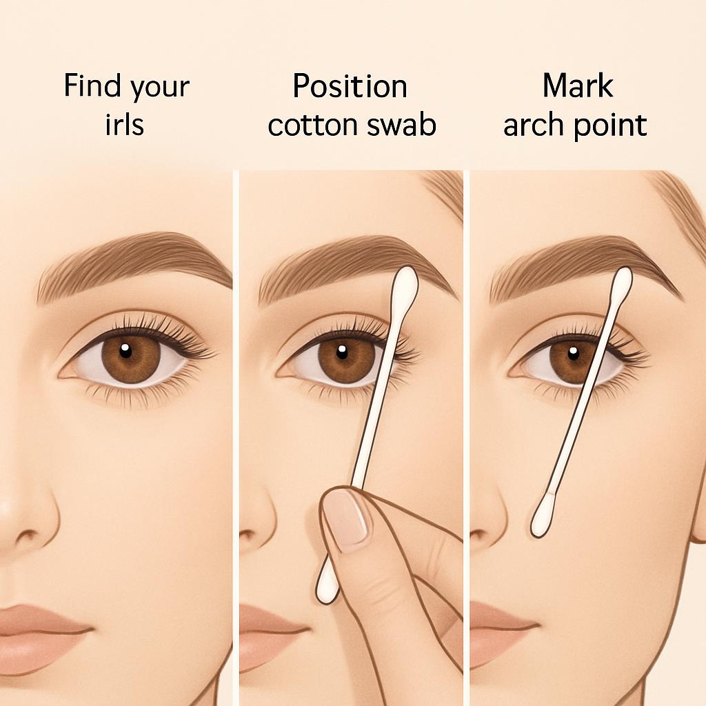 Eyebrow Arch Finding Technique