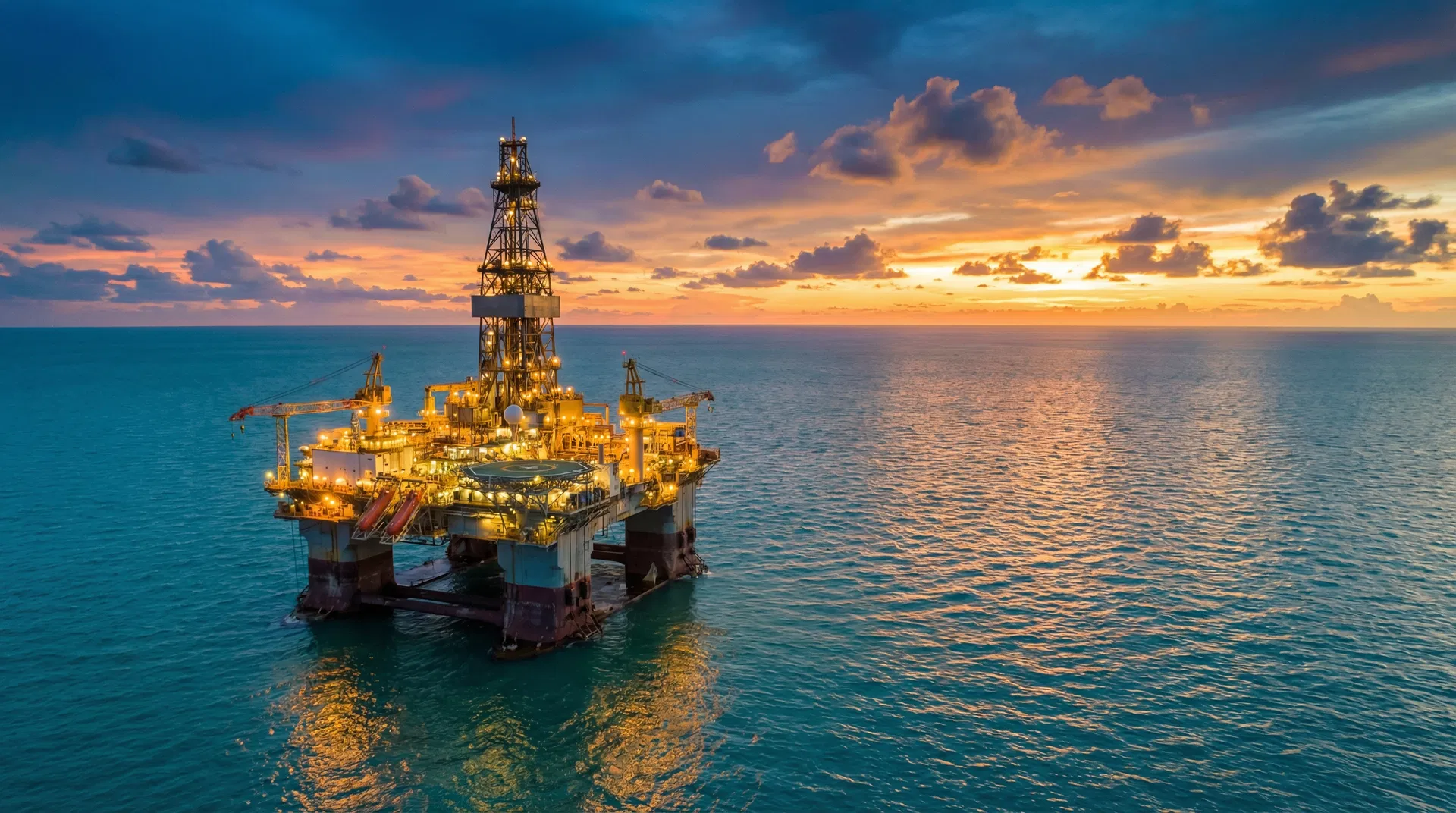 Bay of Bengal offshore platform