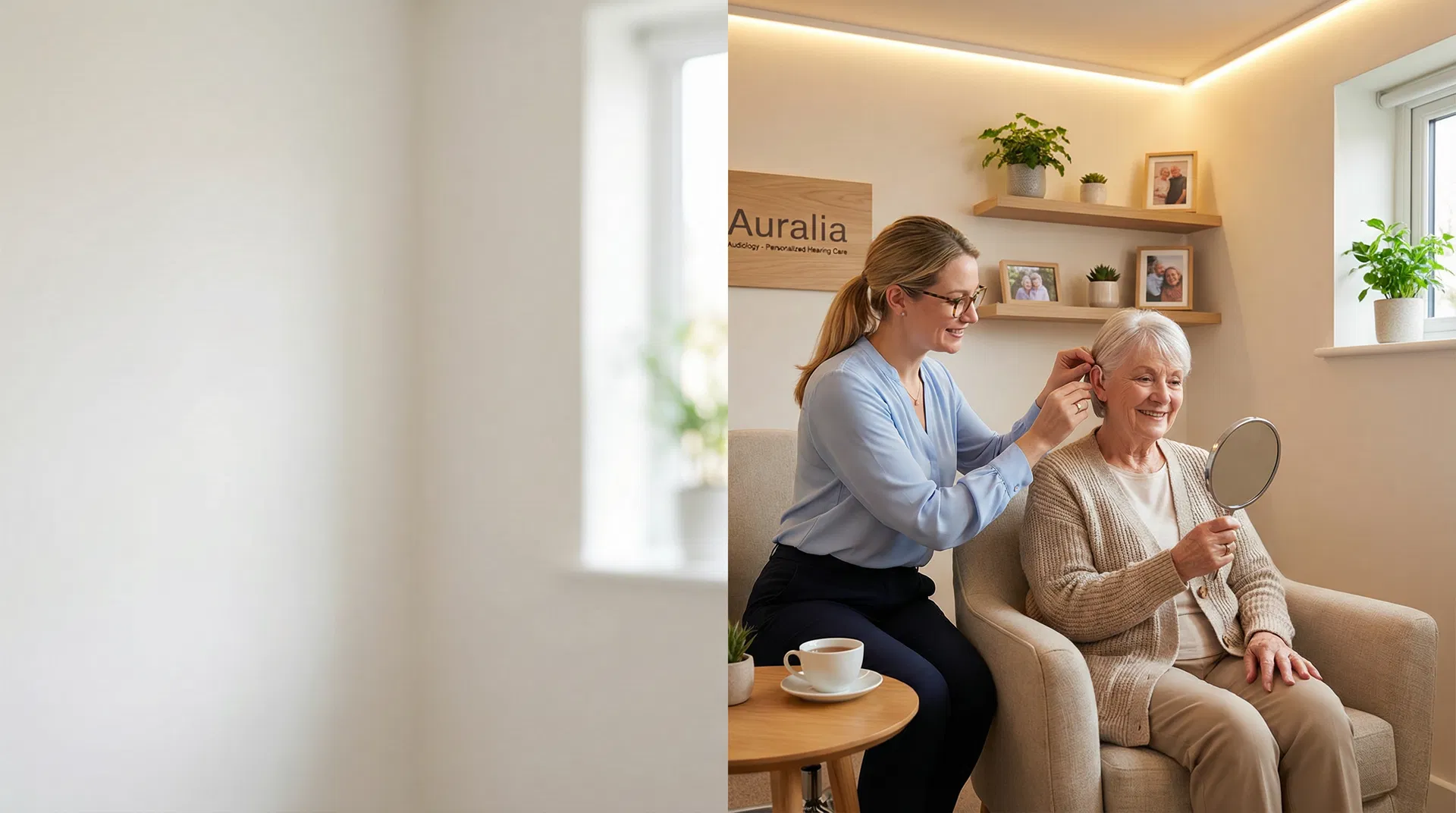 Fonoaudióloga com paciente