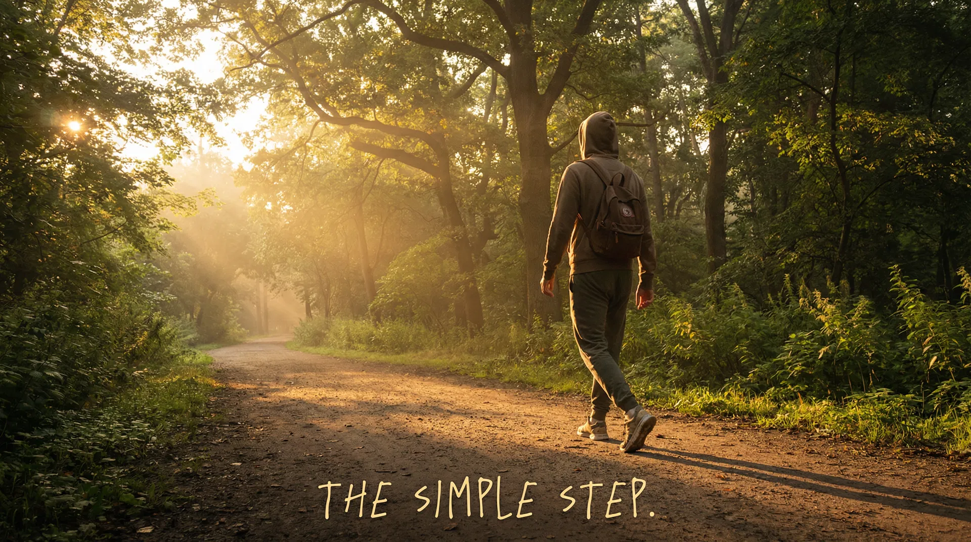 Person walking outdoors — daily walking steps are the primary exercise in the Anti-Diet Protocol fat loss program