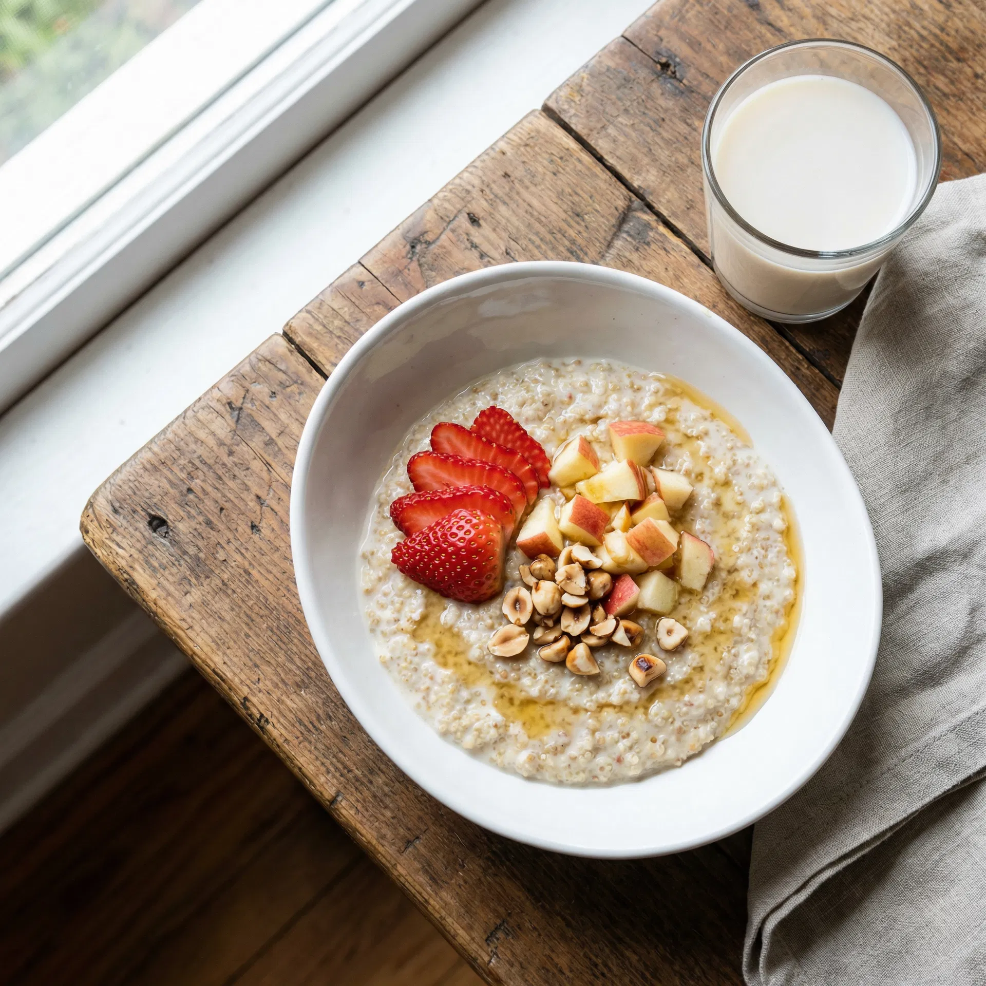 Quinoa Breakfast Bowl — Breakfast for Day 1