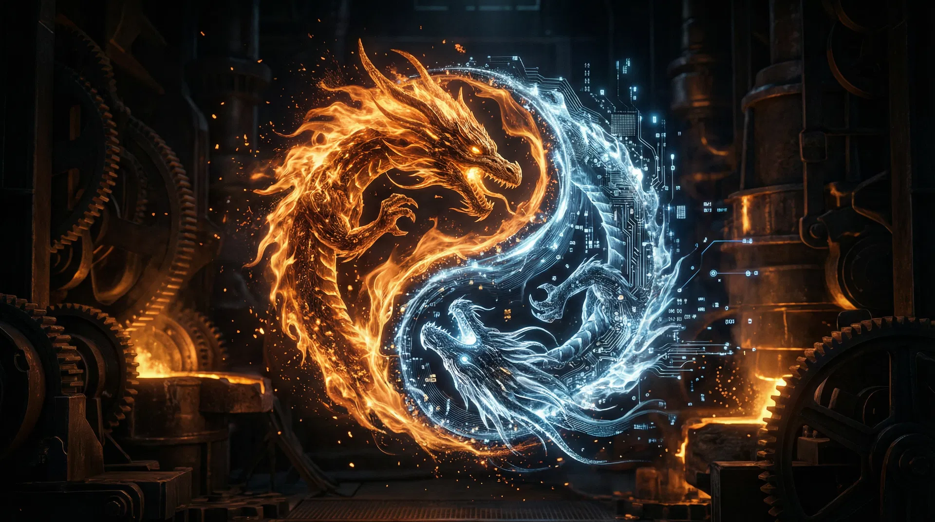 Twin dragons — balance and duality