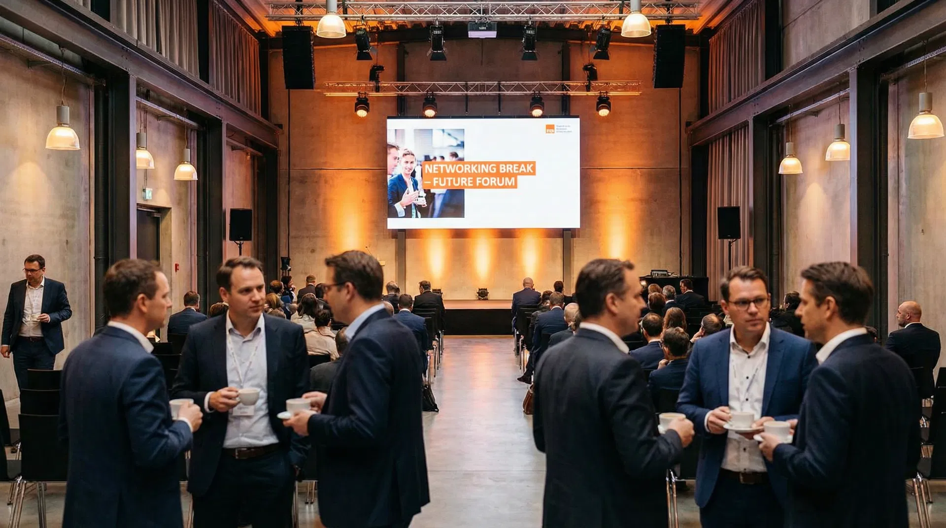 Professional conference with networking