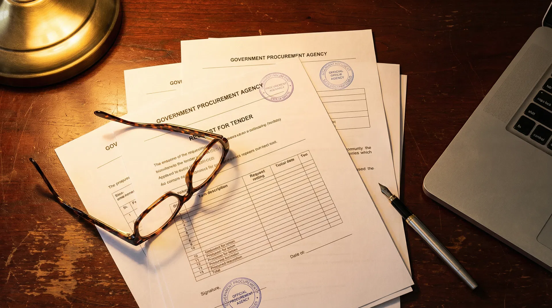 Government procurement documents