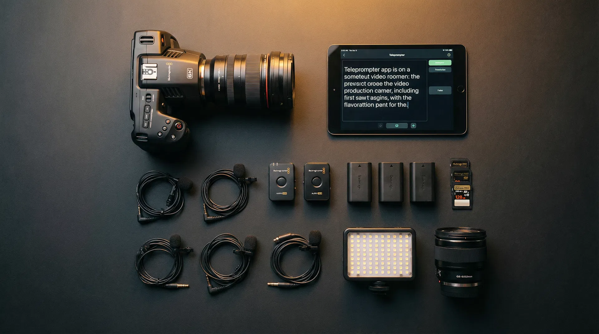 Professional video production equipment at AVP.Live Studio