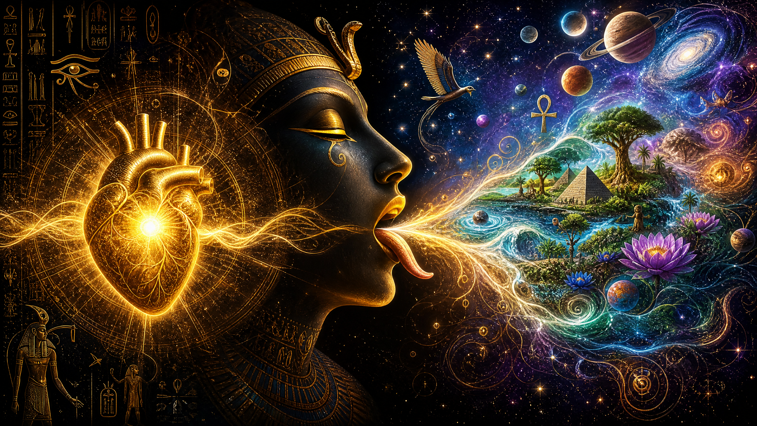 The Heart and the Tongue: Creation through Thought and Word