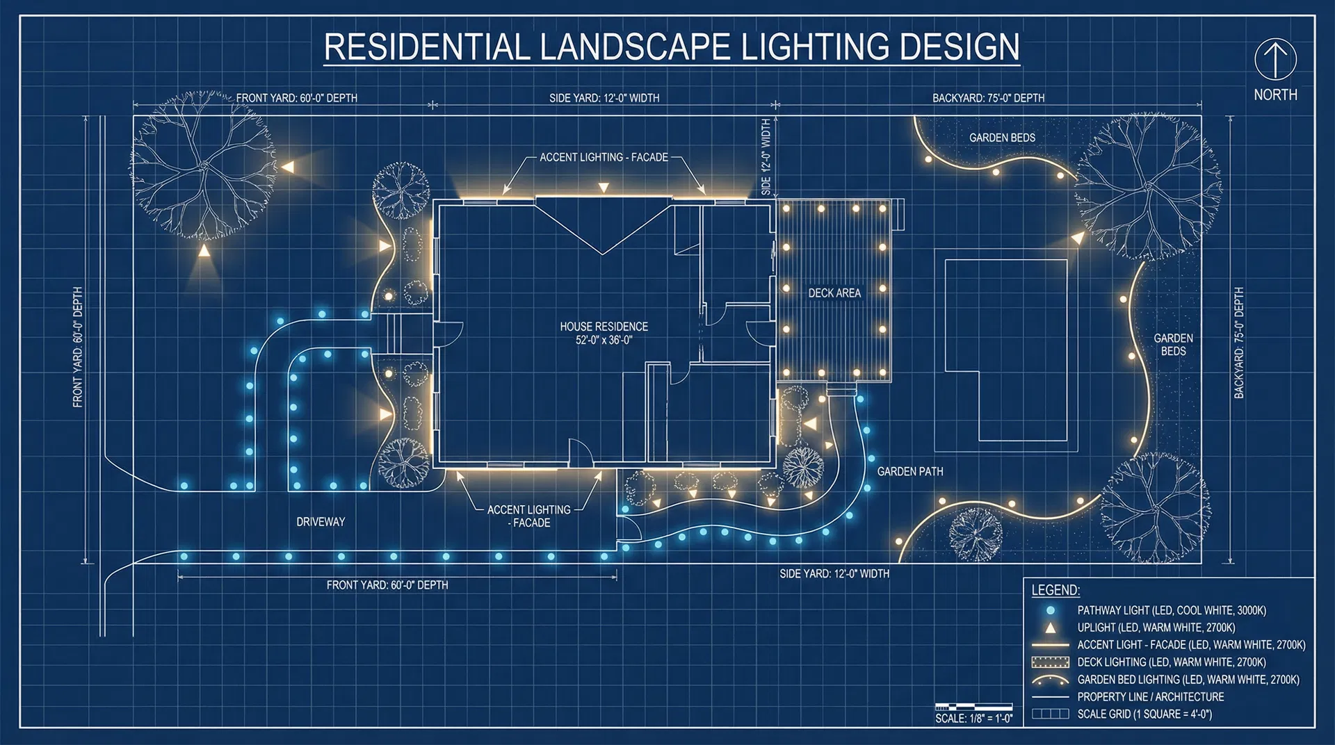 Residential Landscape Lighting Blueprint