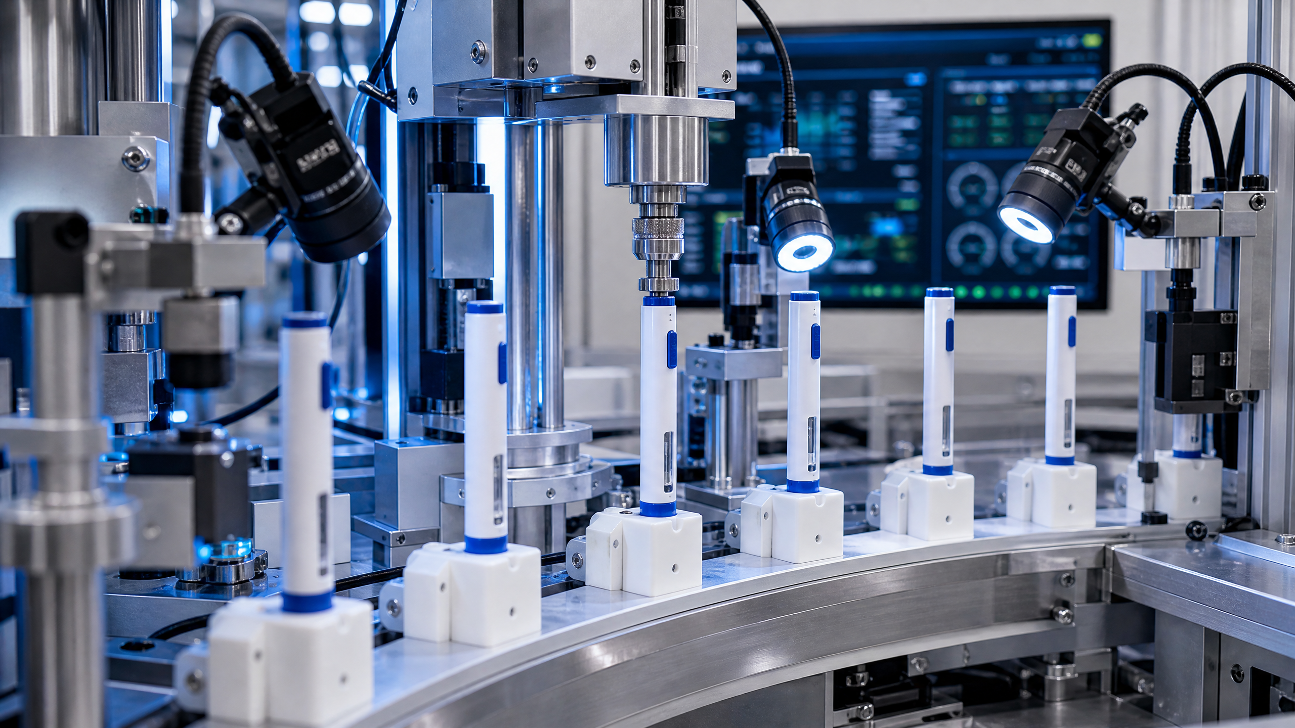 info-712-400 Inline ISO 11608 functional testing on an injection pen line