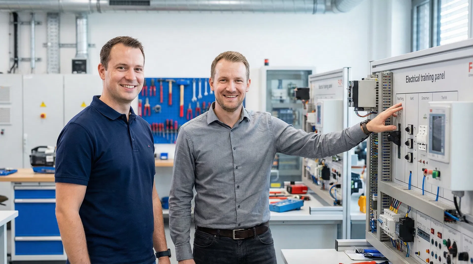 Alex and Sam - RenewElecTraining Instructors