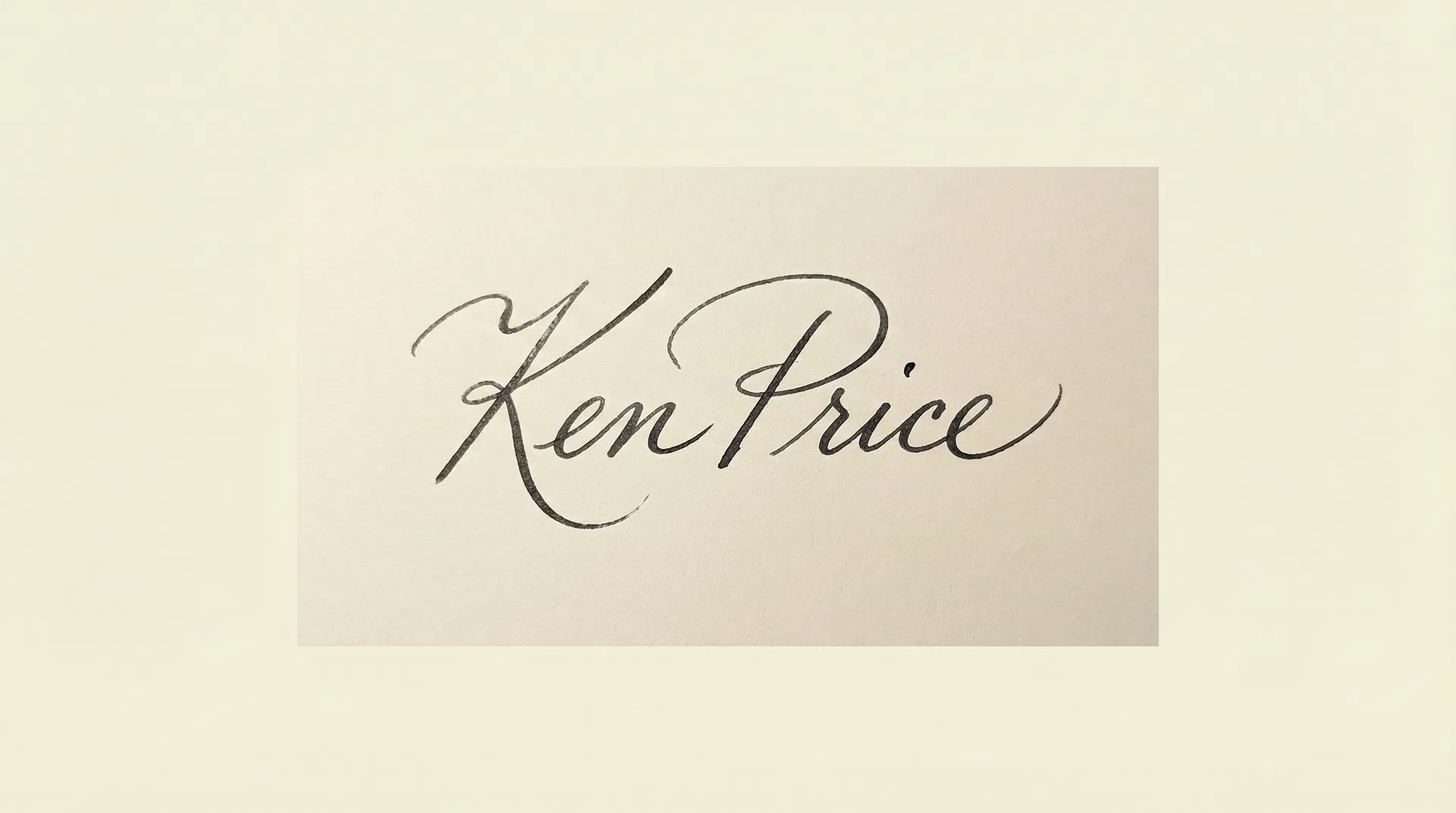 Ken Price Signature