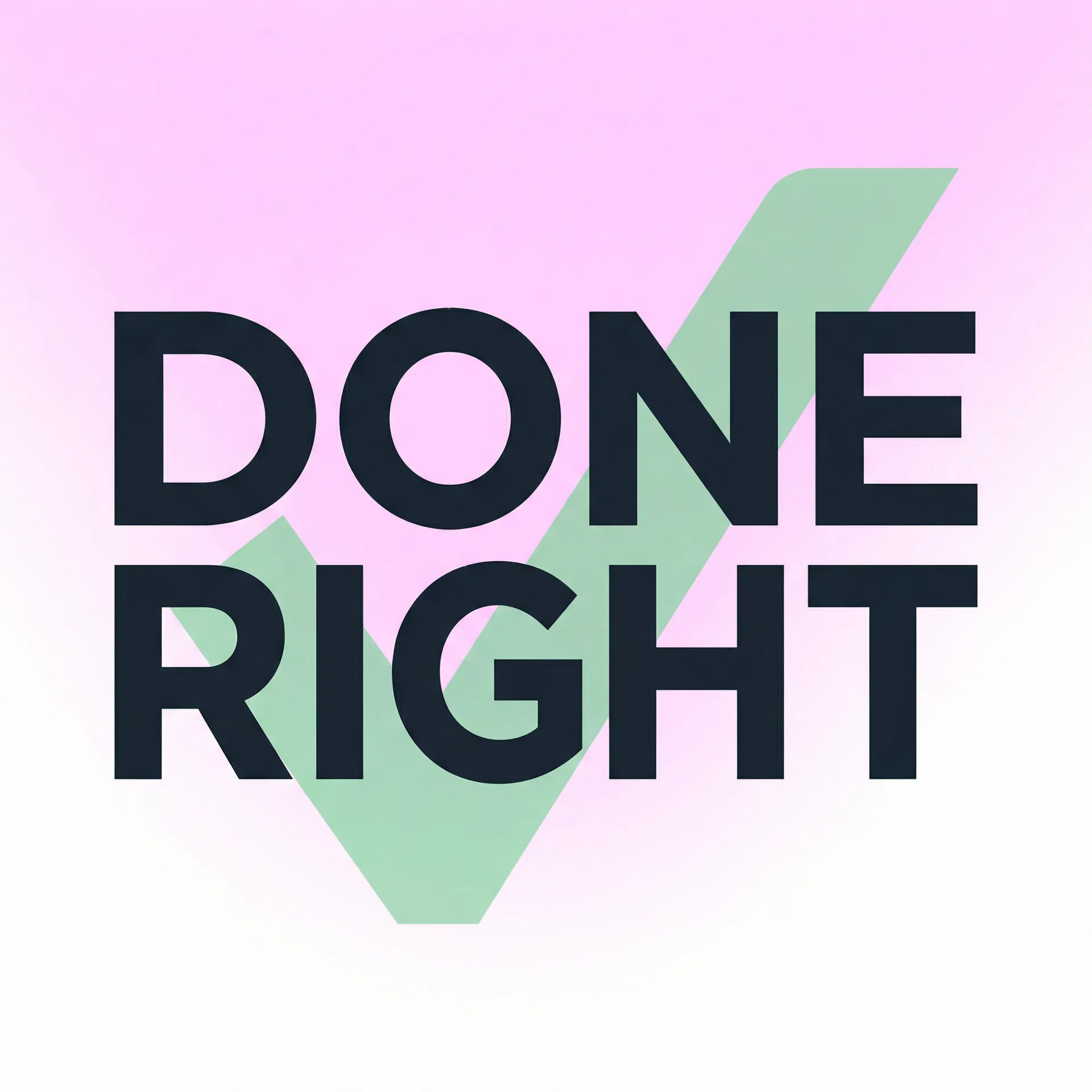 Done Right Logo