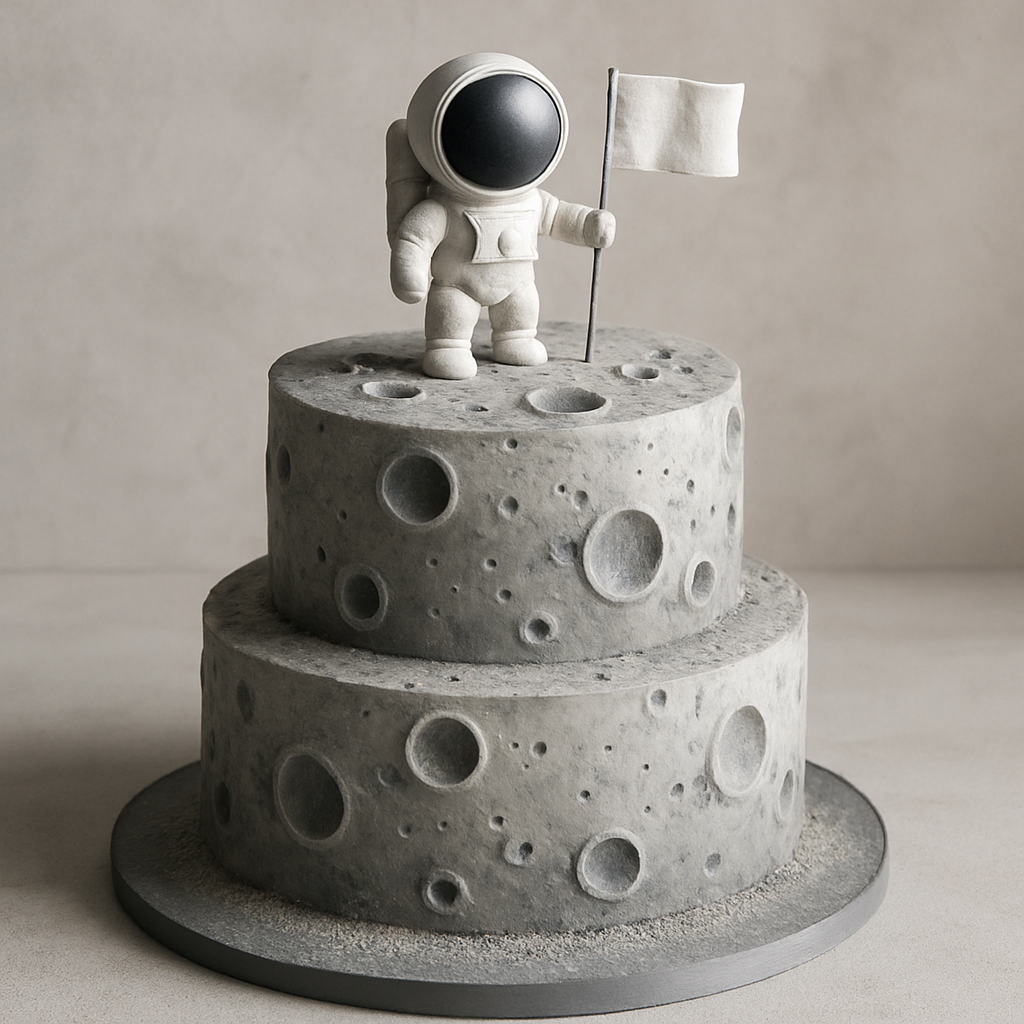 Bolo Espacial - A Conquista da Lua