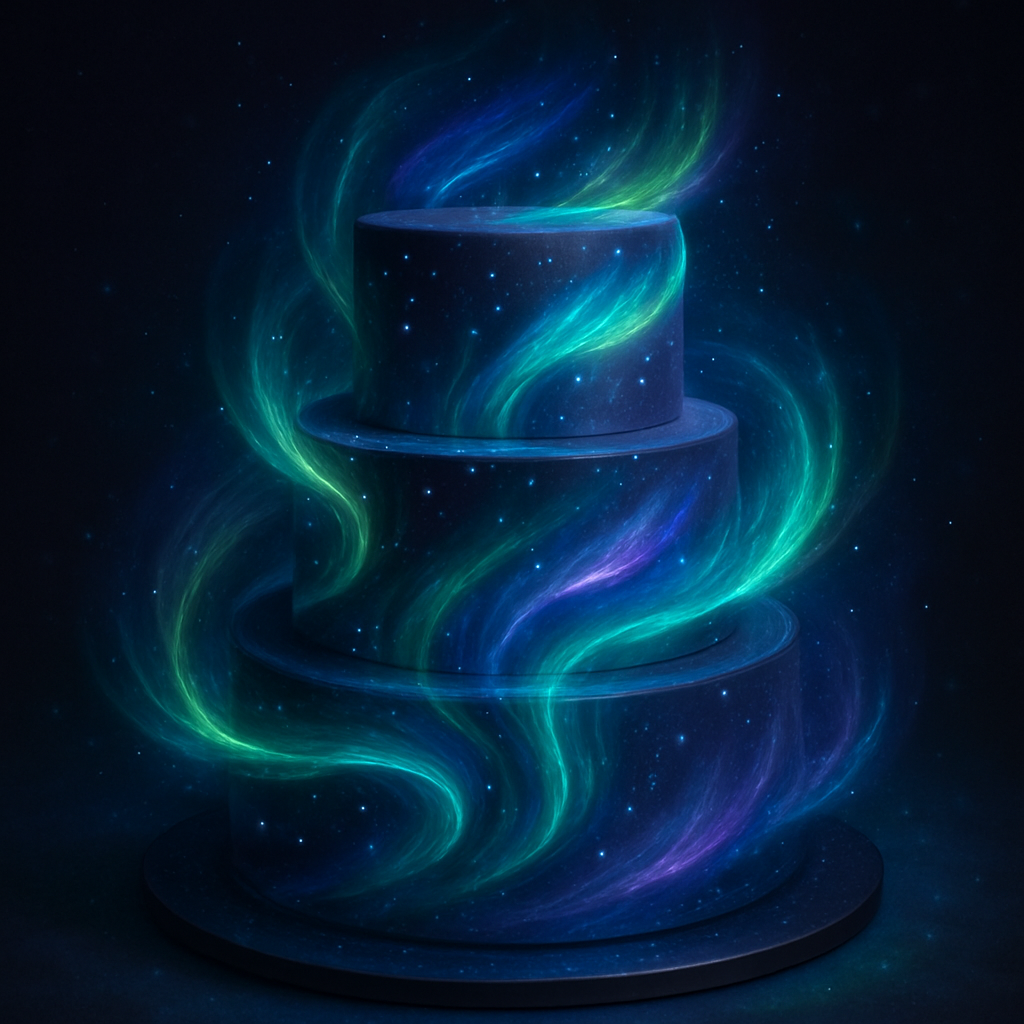 Bolo Espacial - A Aurora Boreal Cósmica