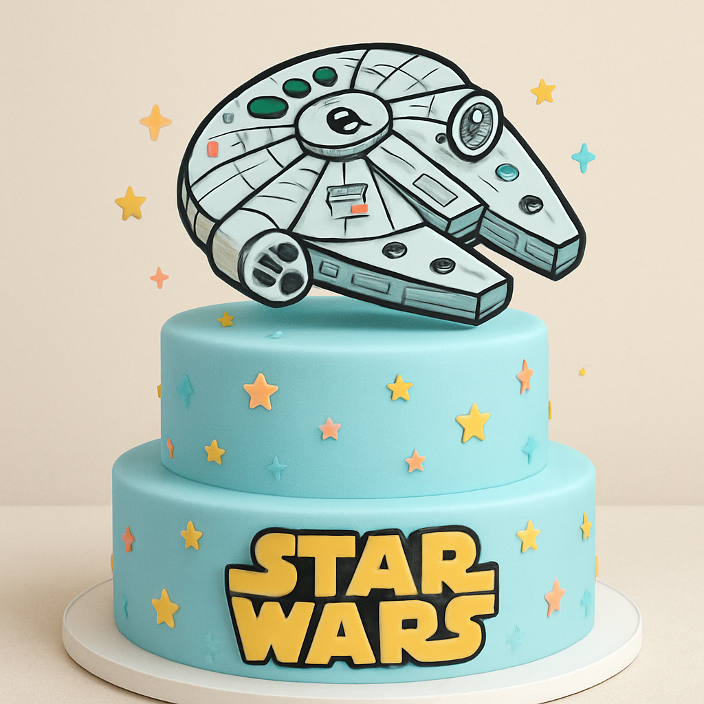 Bolo Star Wars - A Millennium Falcon Cartoon