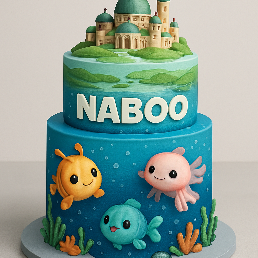 Bolo Star Wars - As Profundezas de Naboo