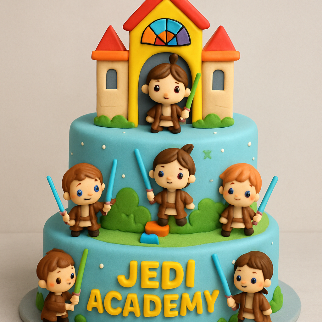 Bolo Star Wars - Academia Jedi para Pequenos Heróis