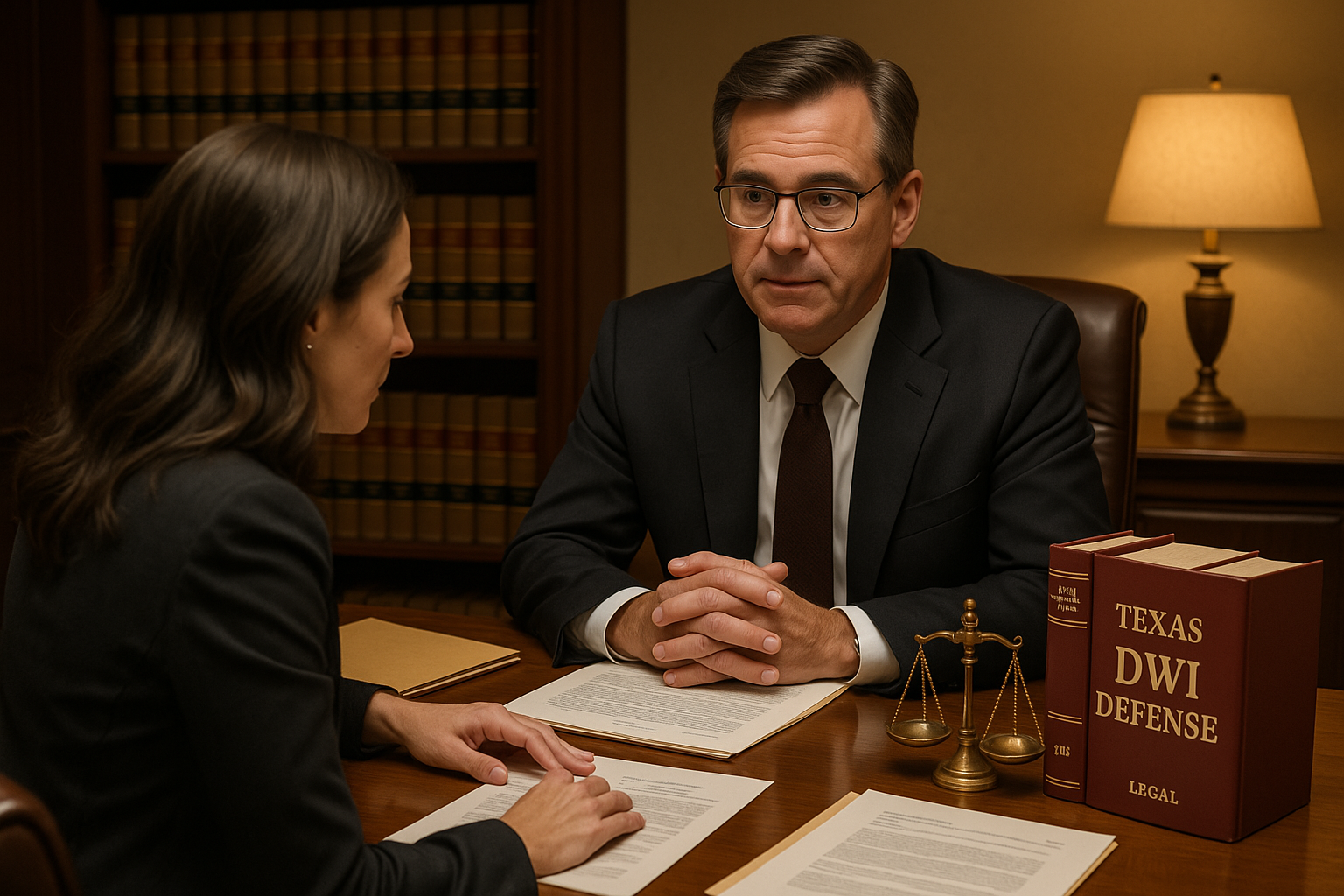 Professional legal consultation with experienced attorney and concerned client