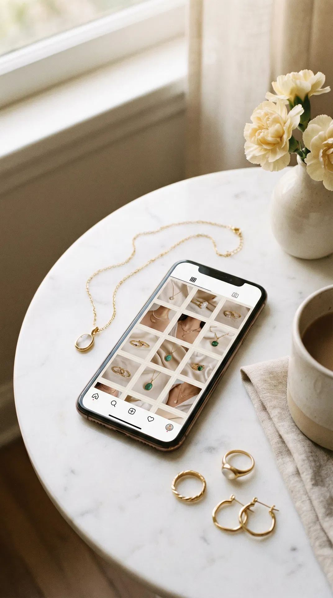 Instagram de semijoias