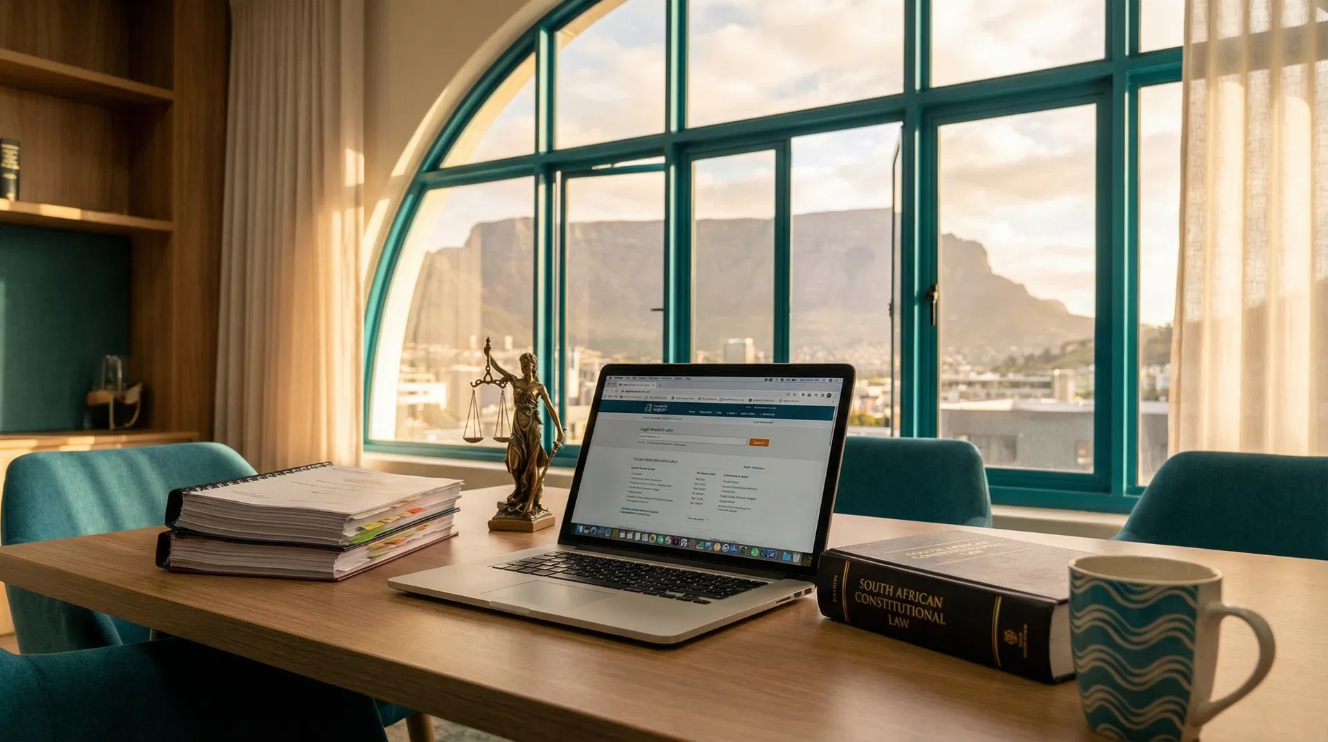 Professional office workspace