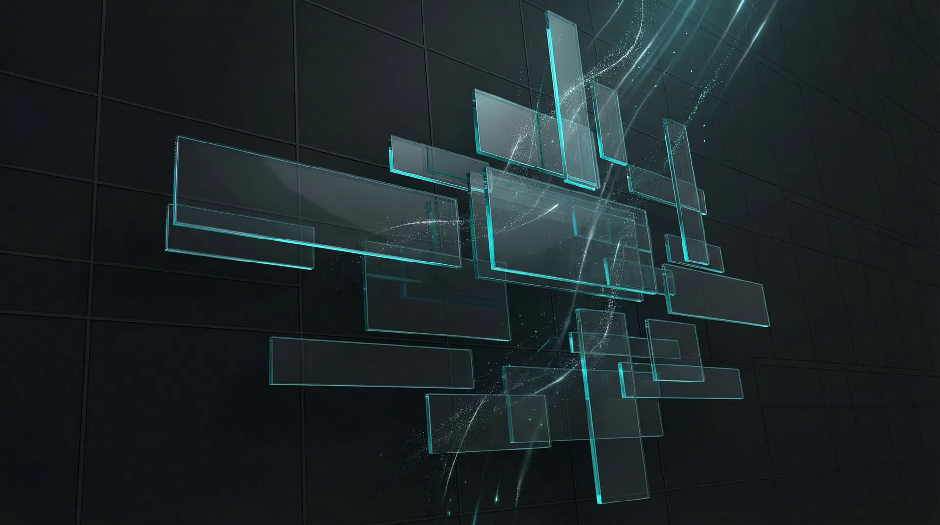 Abstract geometric background representing financial technology and data-driven growth