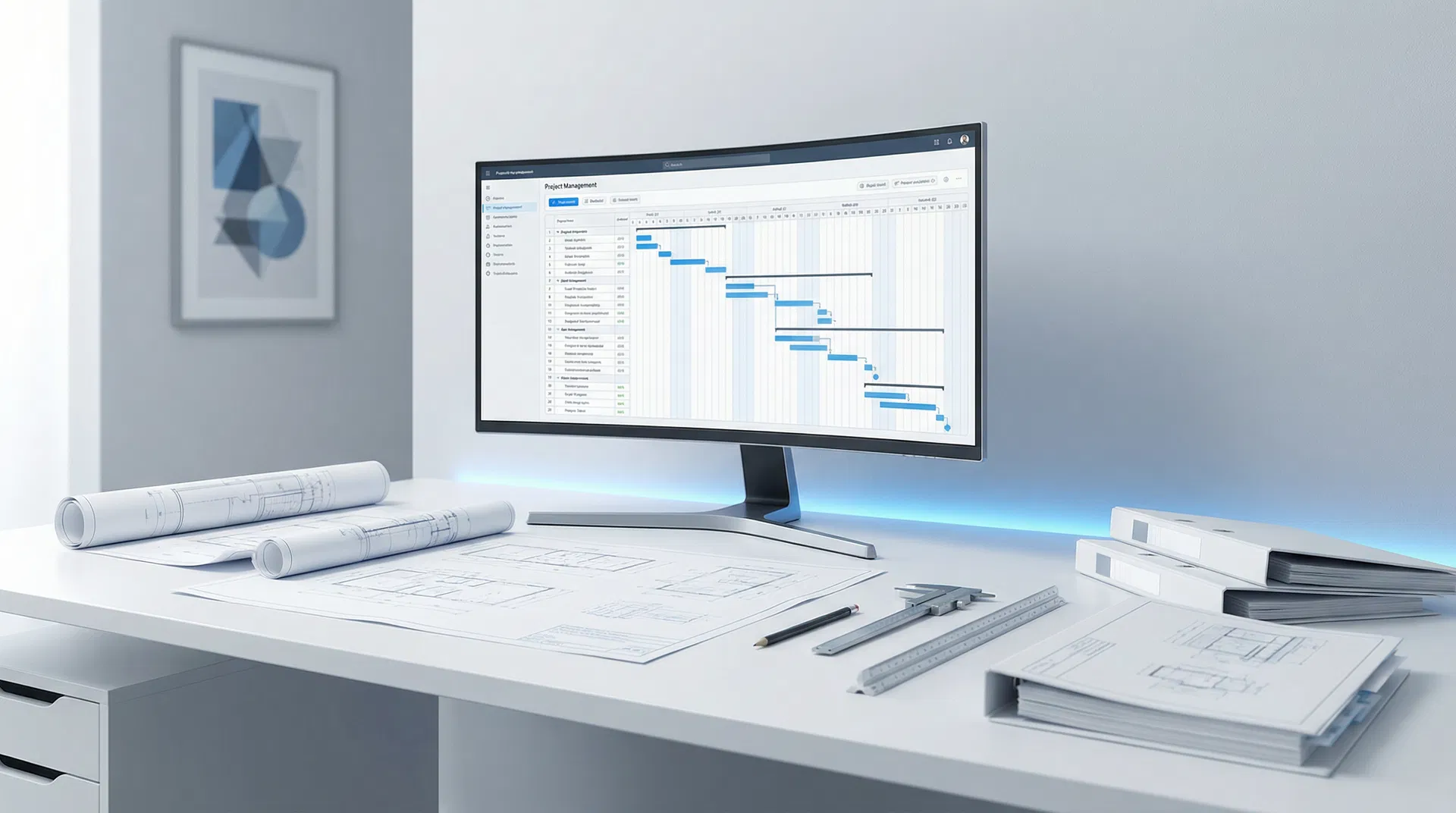 Workspace professionale VISORION con project management