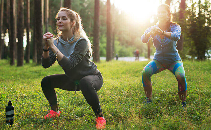 正しいスクワットのフォーム