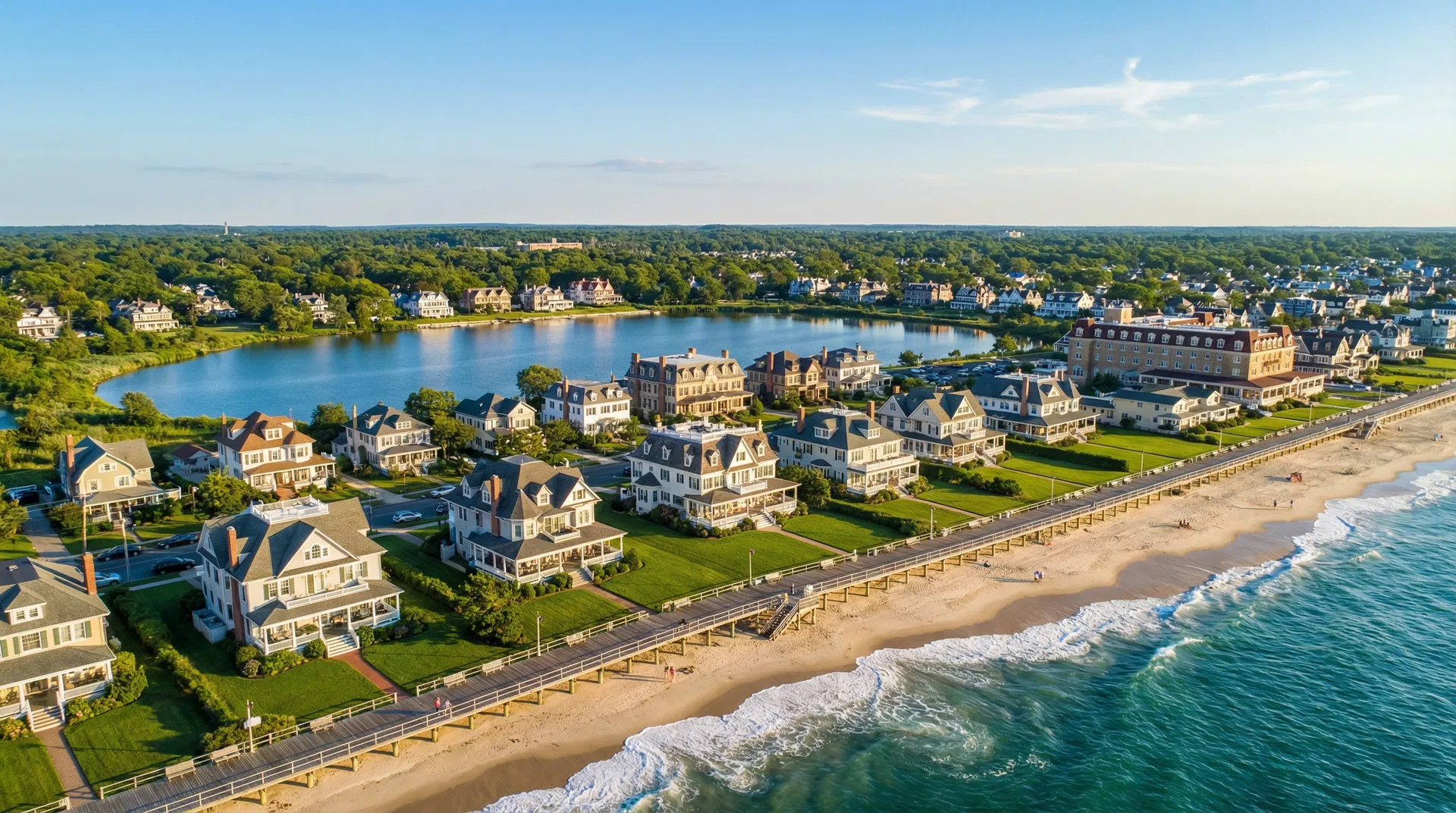 Spring Lake's beautiful coastline as it is today