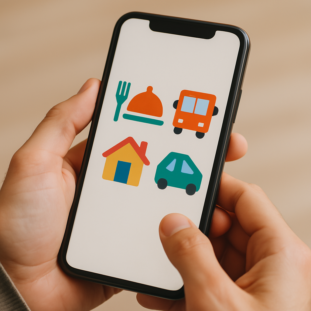 App para Controle Financeiro: A Ferramenta Essencial para Suas Finanças Interface de aplicativo de finanças pessoais mostrando categorização de gastos para controle financeiro.