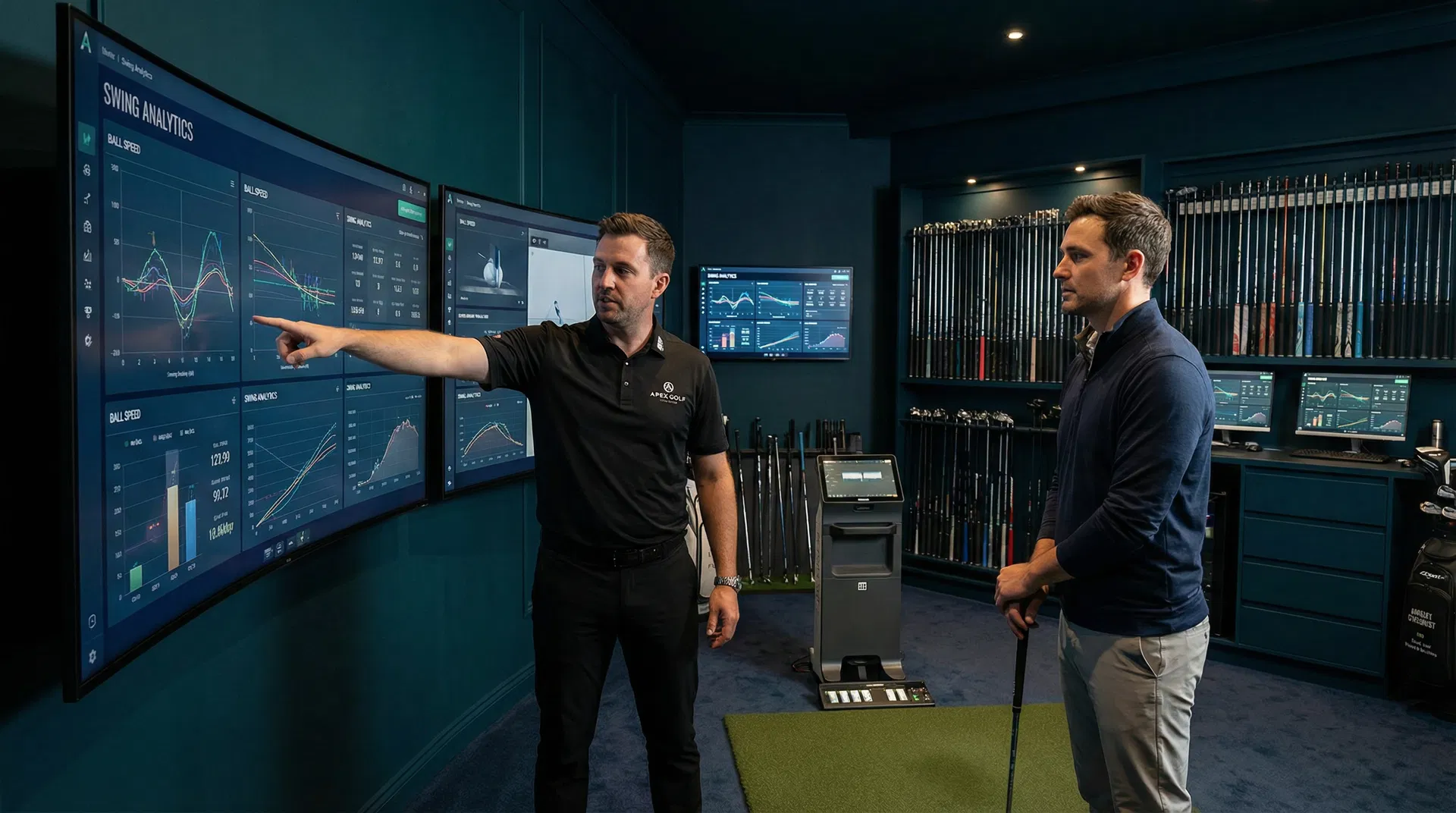 Club fitting session