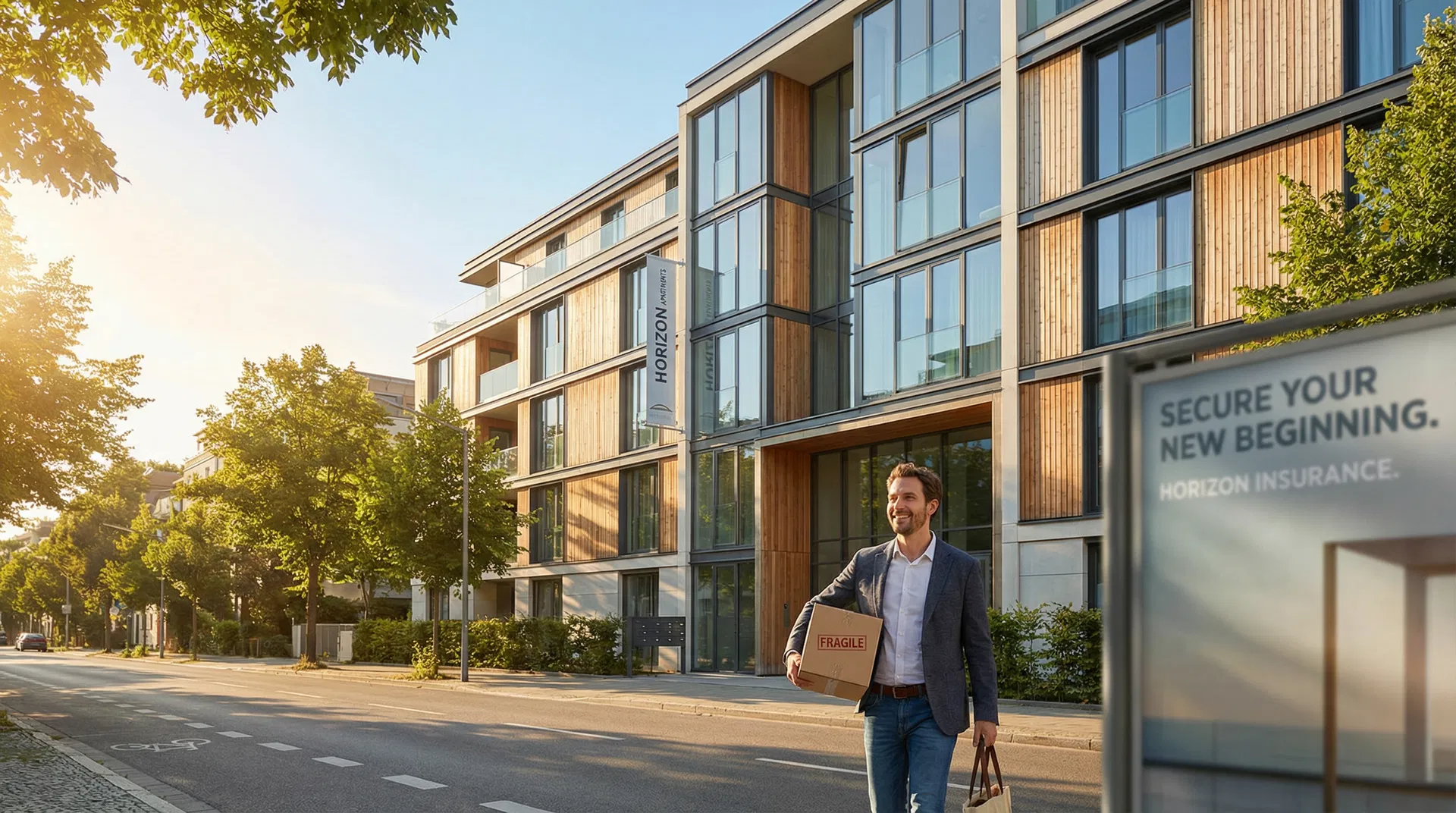 Modern apartment building - Renters Insurance