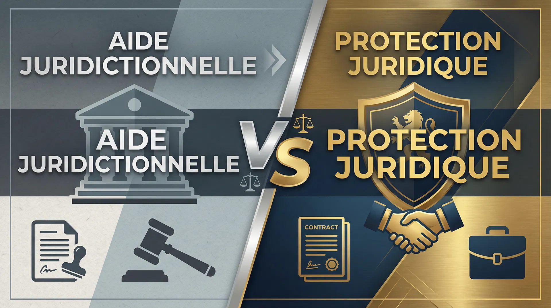 Aide juridictionnelle vs Protection Juridique : le comparatif