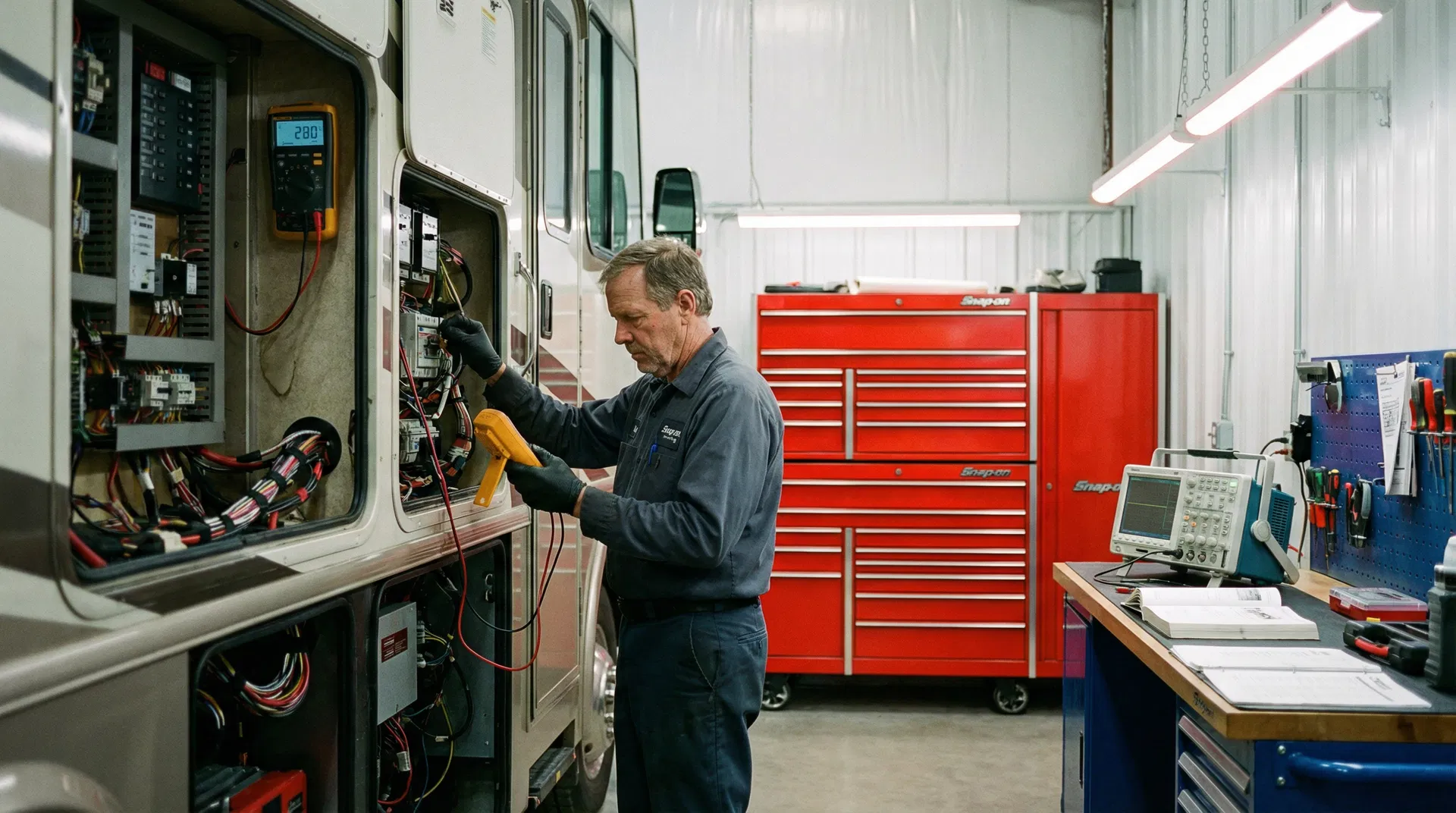 RV electrical system diagnosis at CTR Repair