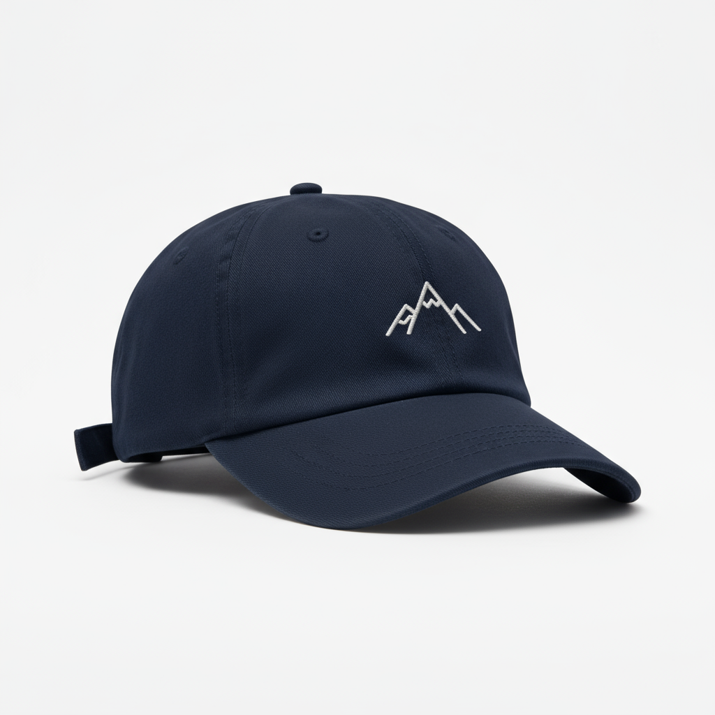 Dad Cap - unstructured baseball cap with curved brim