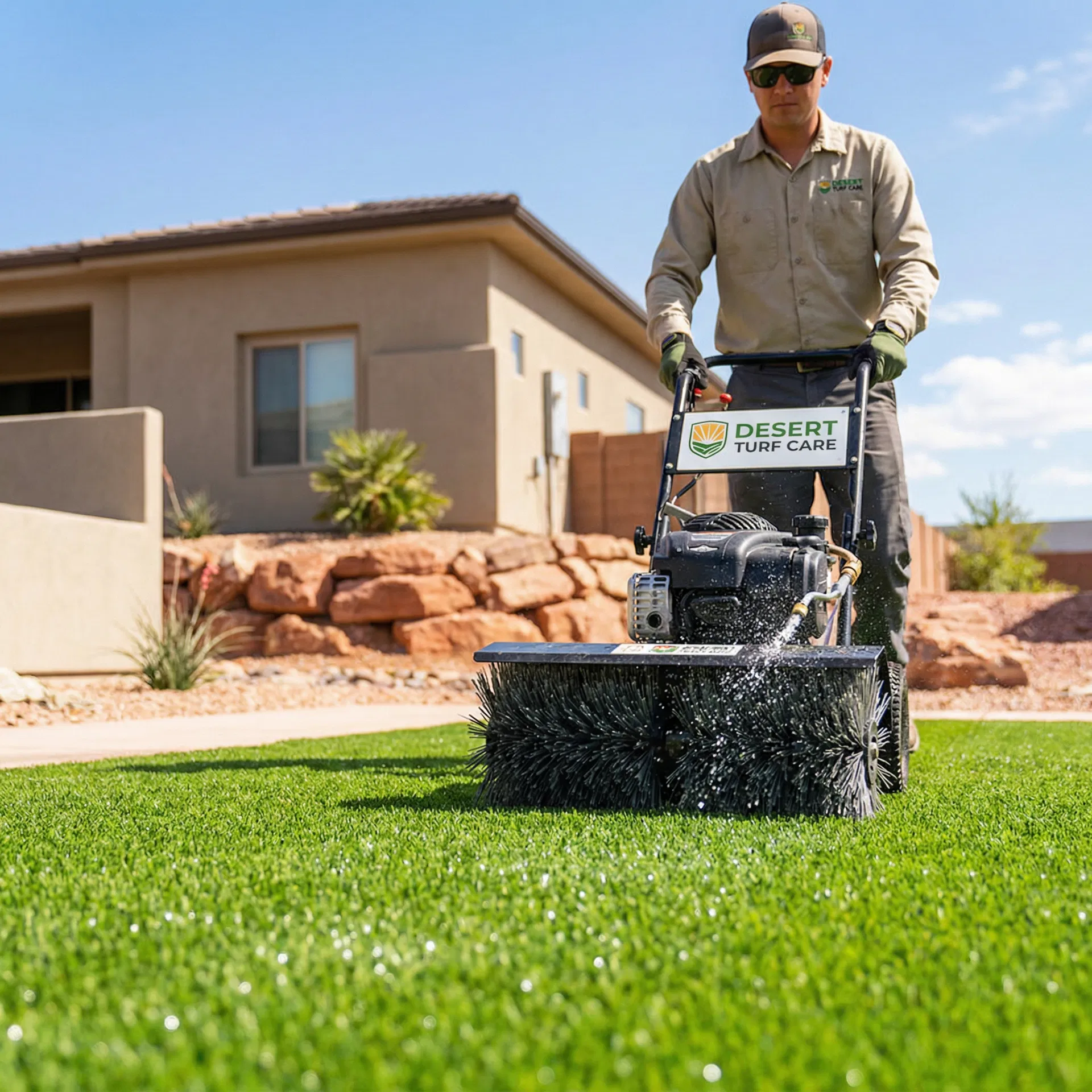 Professional turf cleaning service in St. George, Utah