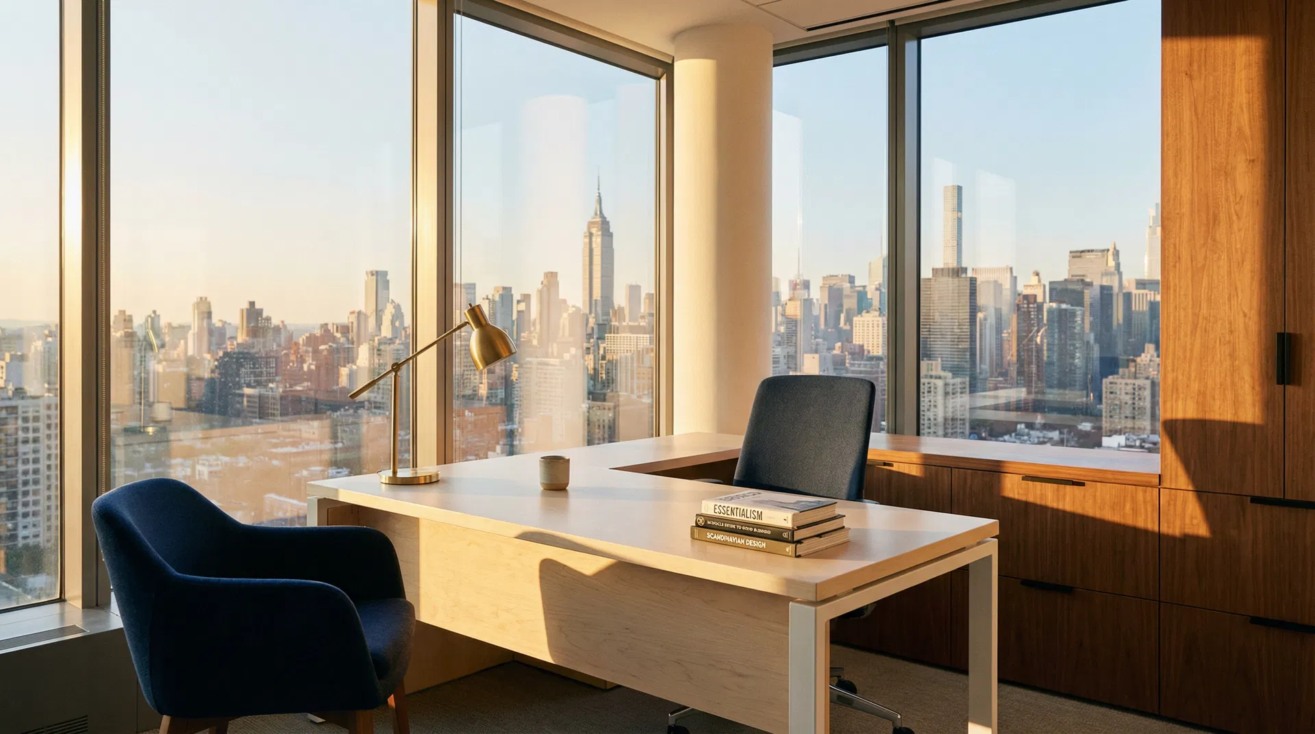 Modern office environment