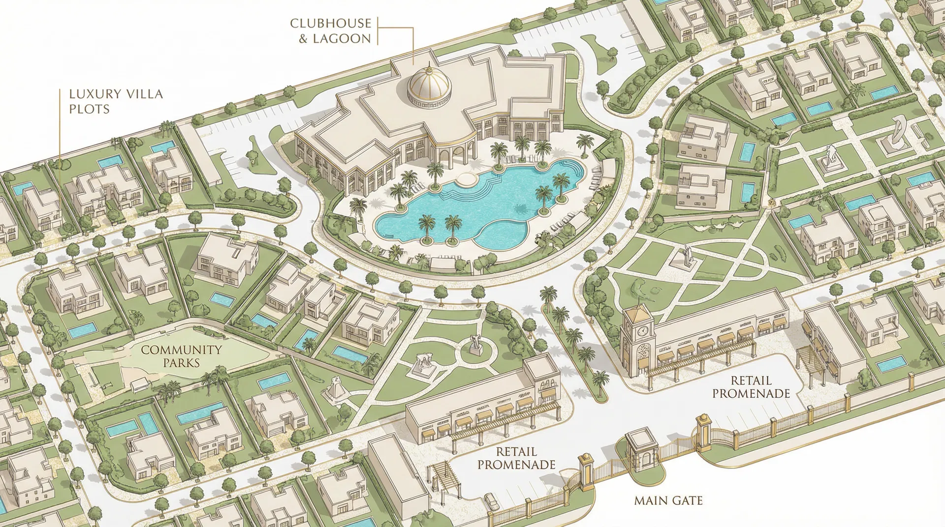Tilal by Binghatti masterplan