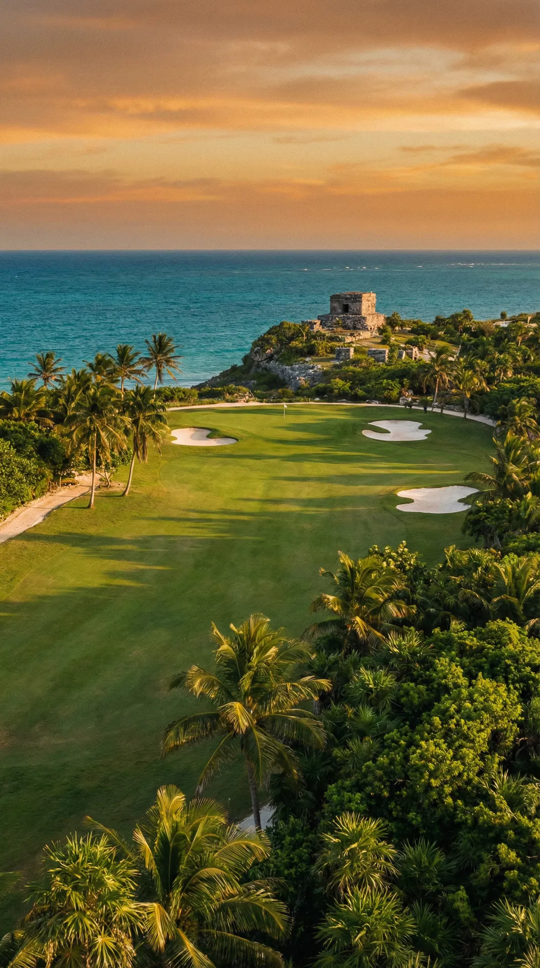 Golfplatz in Mexiko