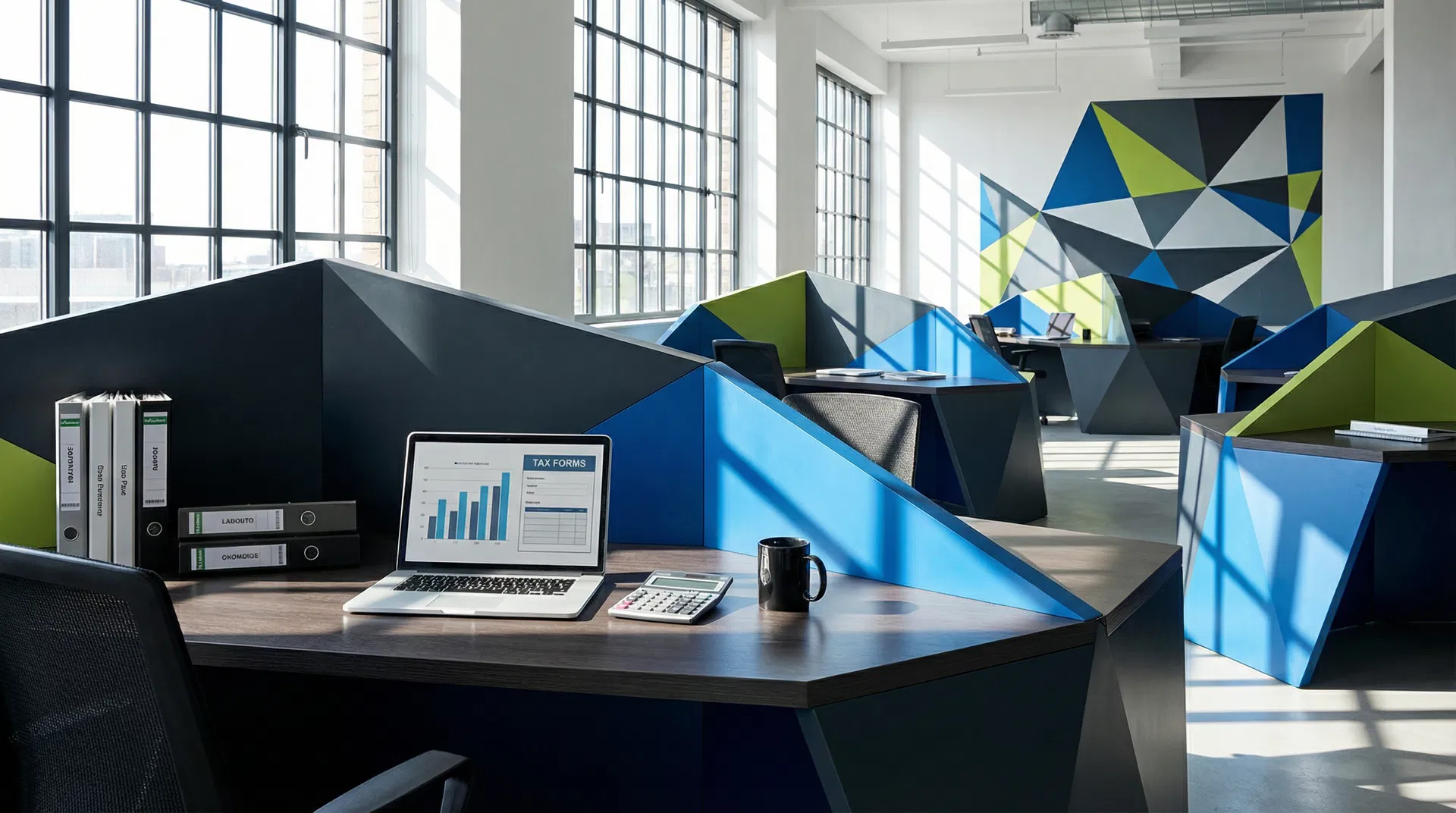 Modern professional tax office