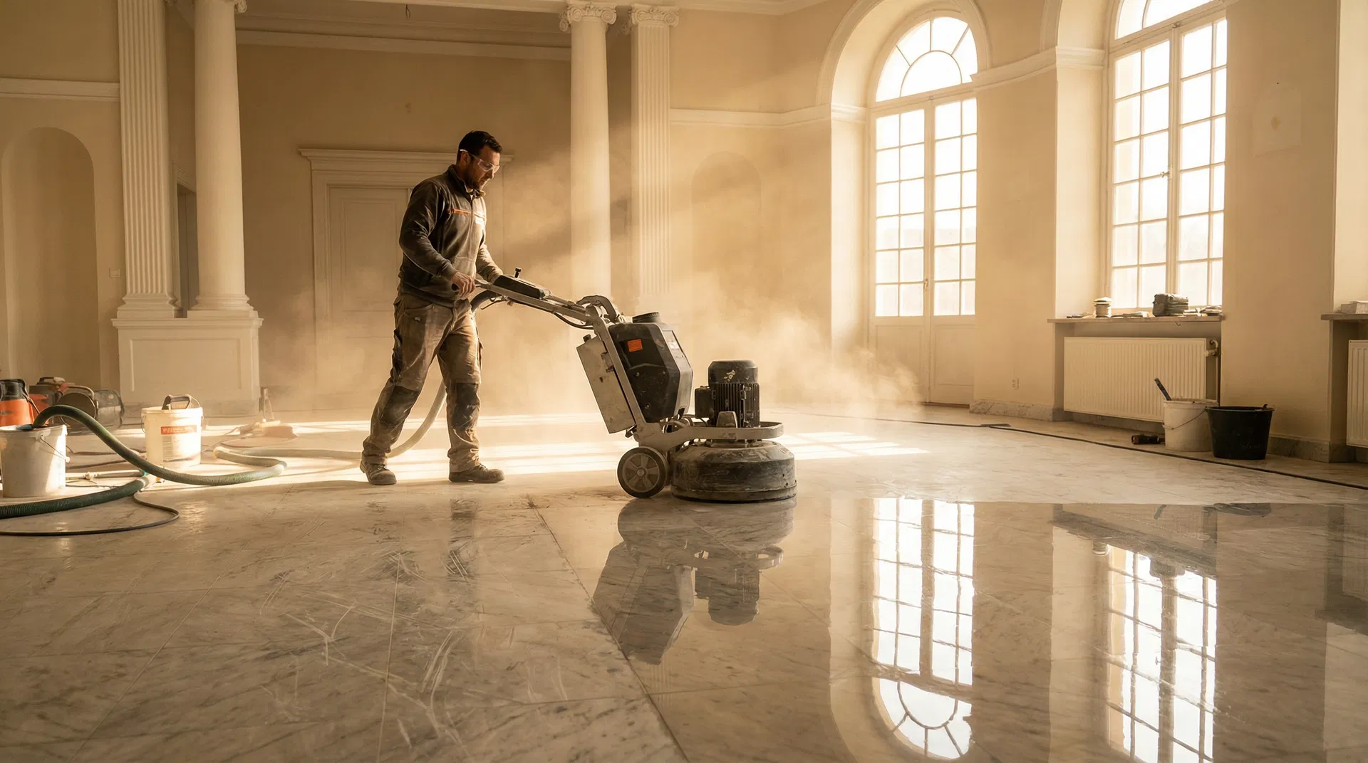Naturstein sanieren & schleifen in Potsdam – Stein-Doktor