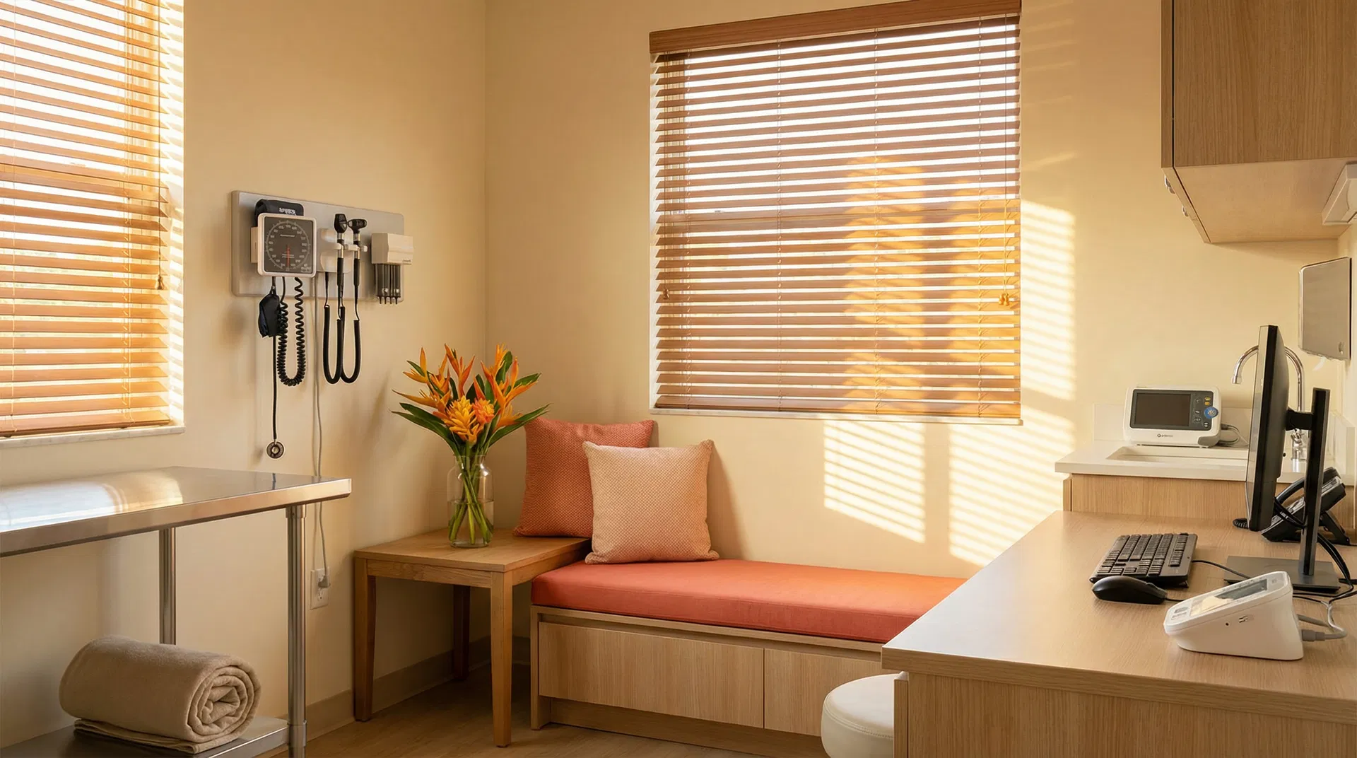 Modern medical clinic