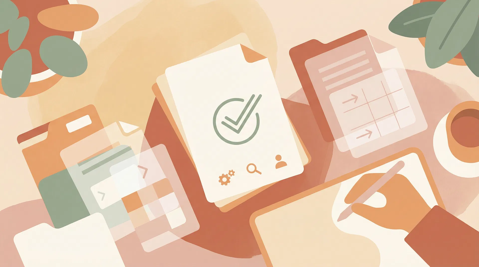 Document preparation illustration