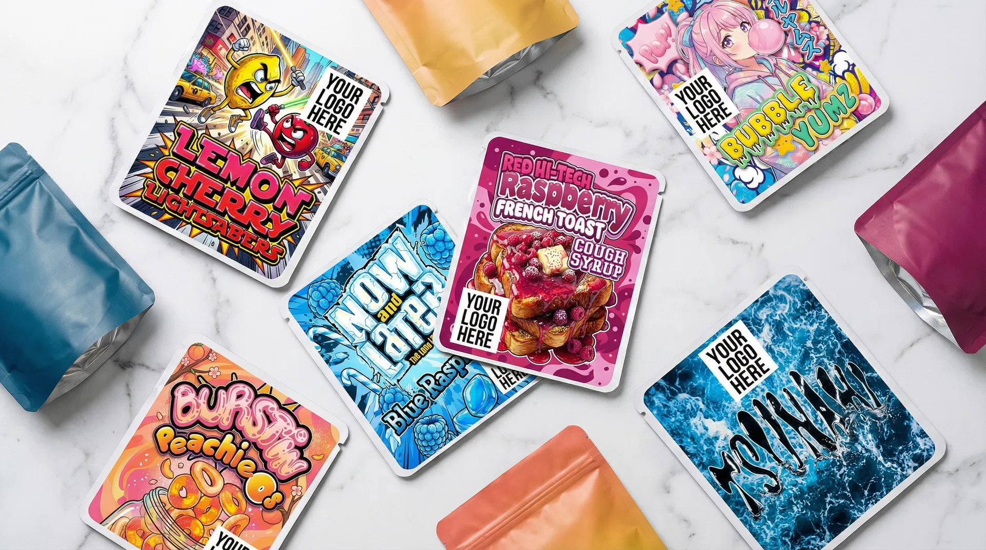 Premium custom mylar bag packaging