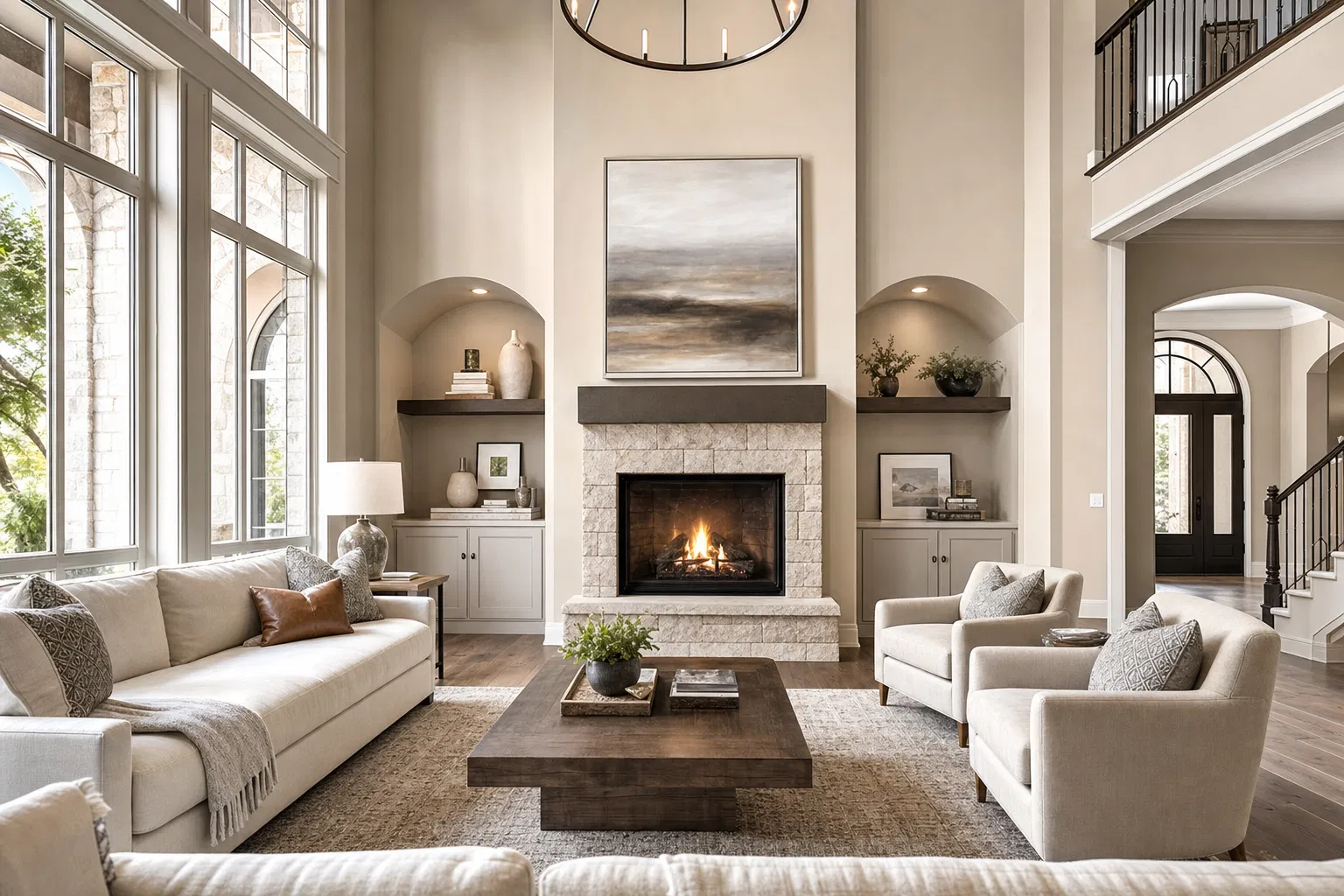Interior painting transformation