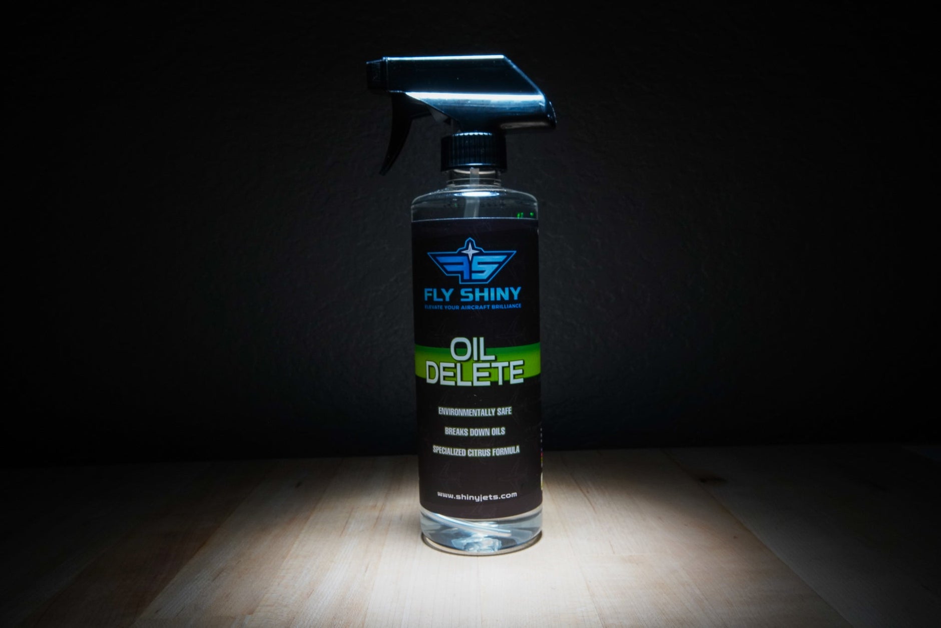 Fly Shiny Oil Delete - Citrus Aircraft Oil Remover